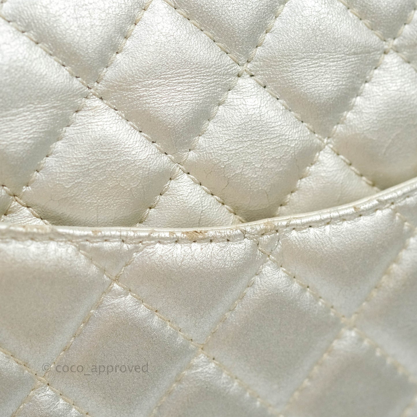 Chanel Reissue 226 Silver Calfskin Silver Hardware