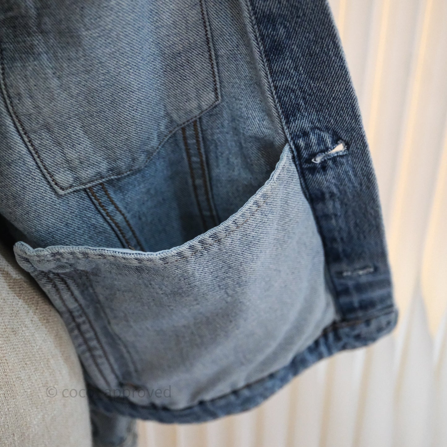 Miu Miu Crystals Denim Jacket Size 36