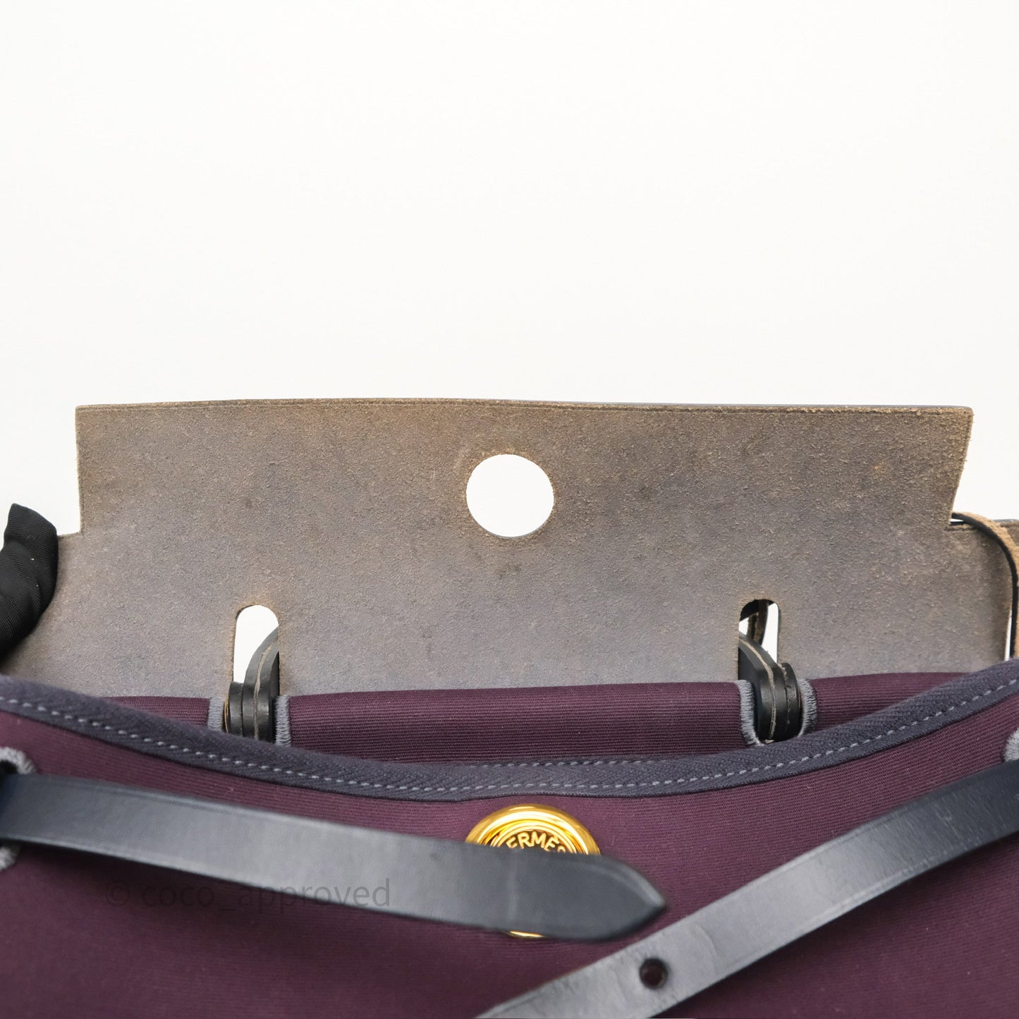 Hermès Herbag Zip 31 Retourne Cassis Bleu Indigo