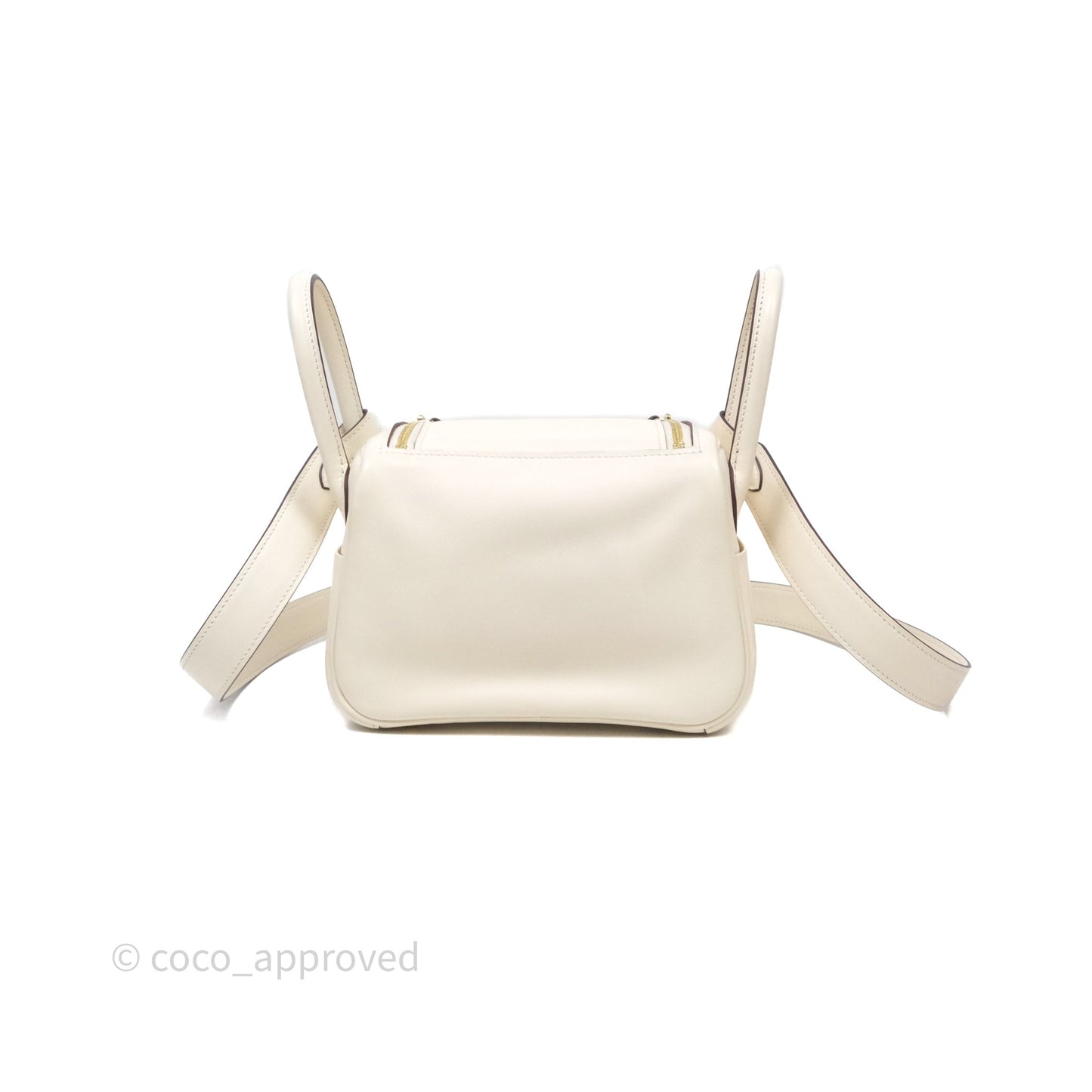 Hermès Mini Lindy 20 Nata I2 Swift Gold Hardware
