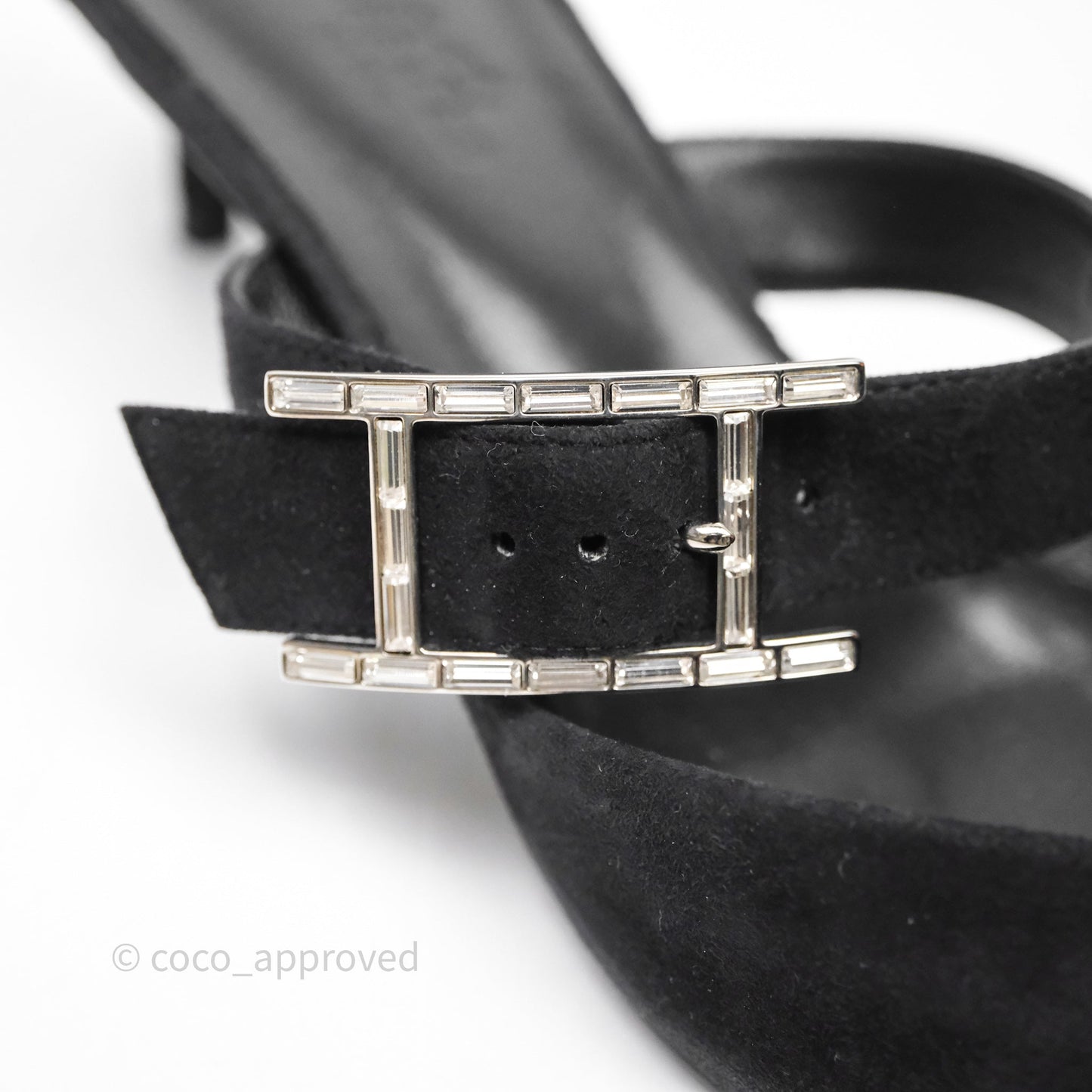 Hermès Suede Blink Black Size 37