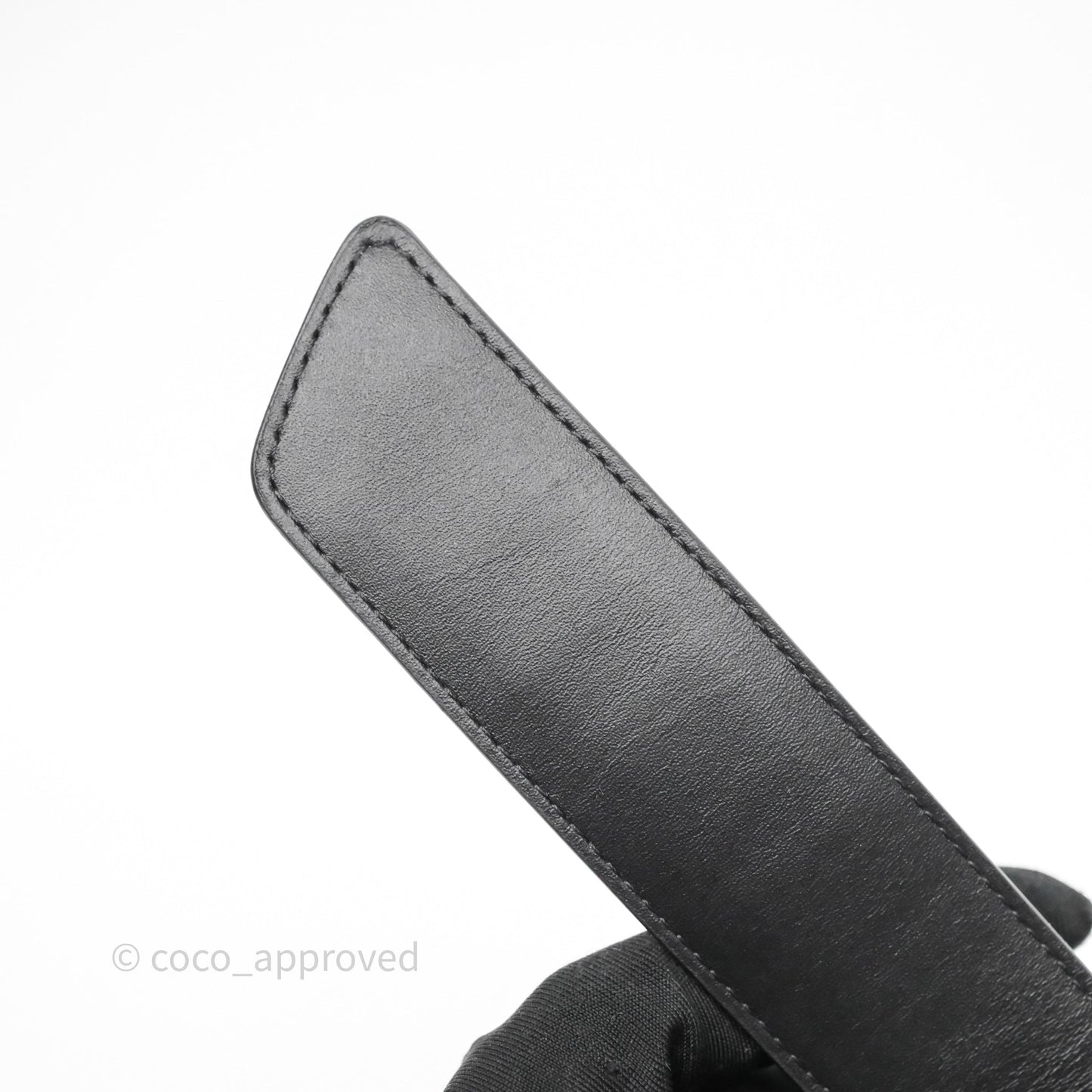 Hermès Chypre Sandal Calfskin Black Size 39
