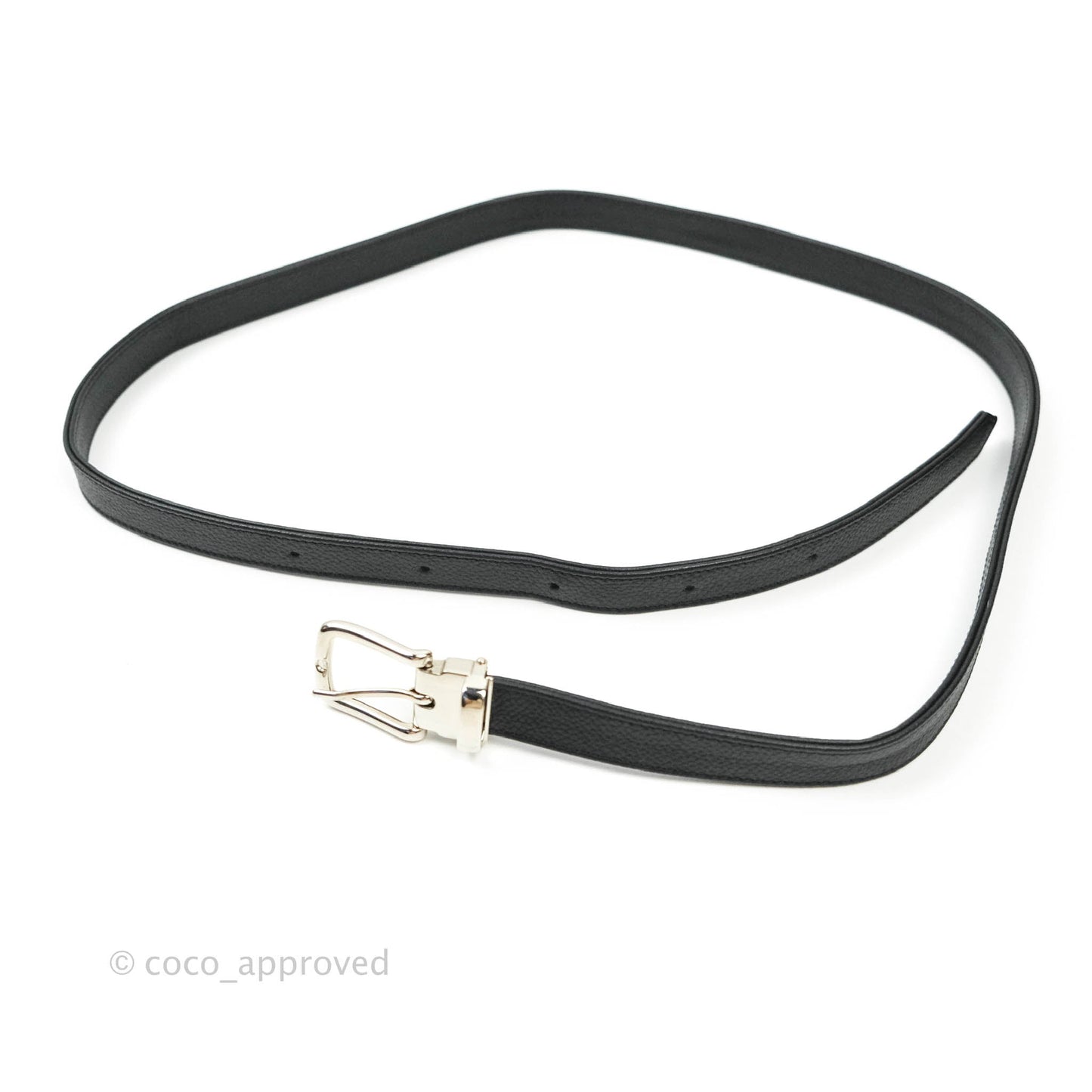 Chanel Reissue Quilted Caviar Belt Bag Black Silver Hardware