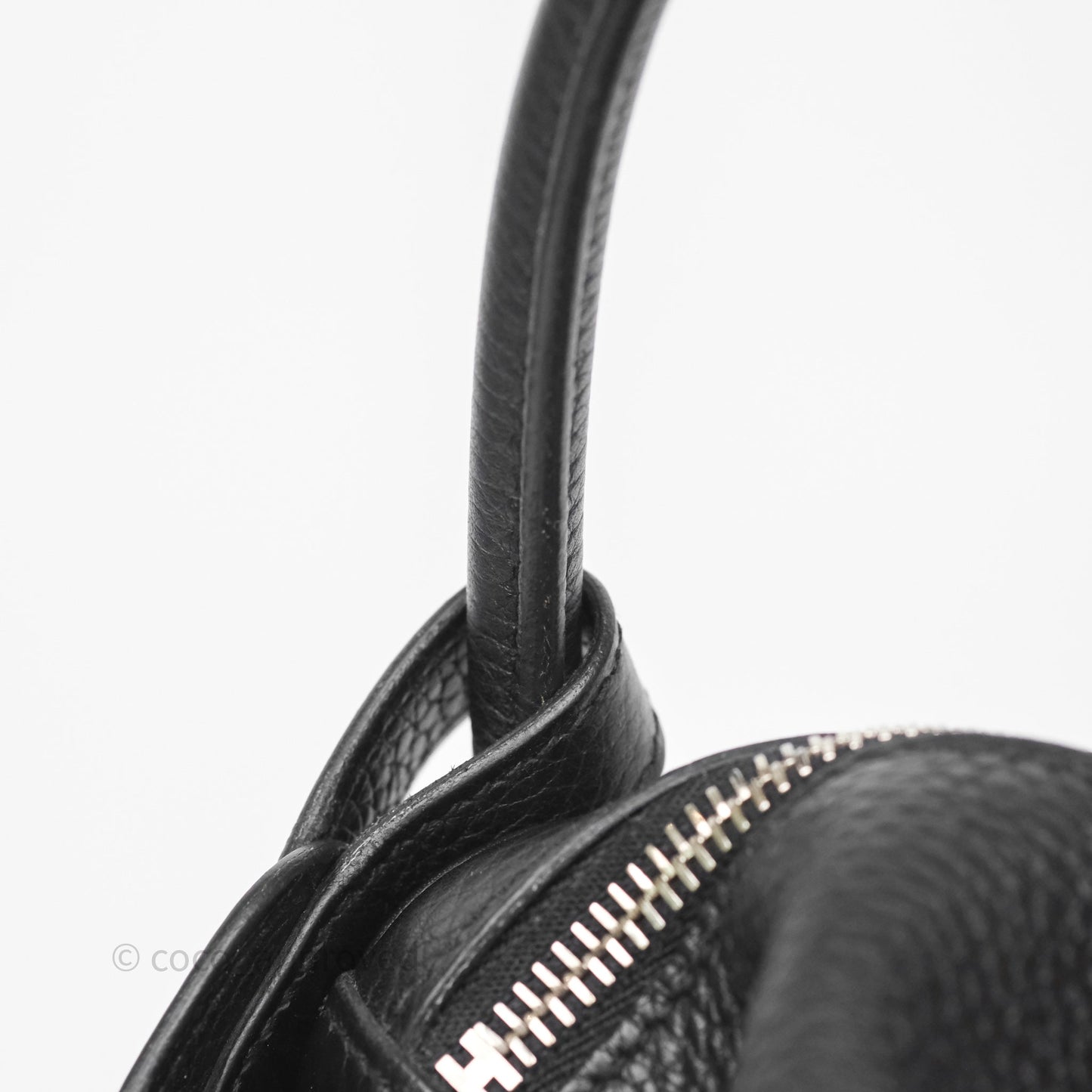 Hermès Lindy 30 Black Clemence Palladium Hardware