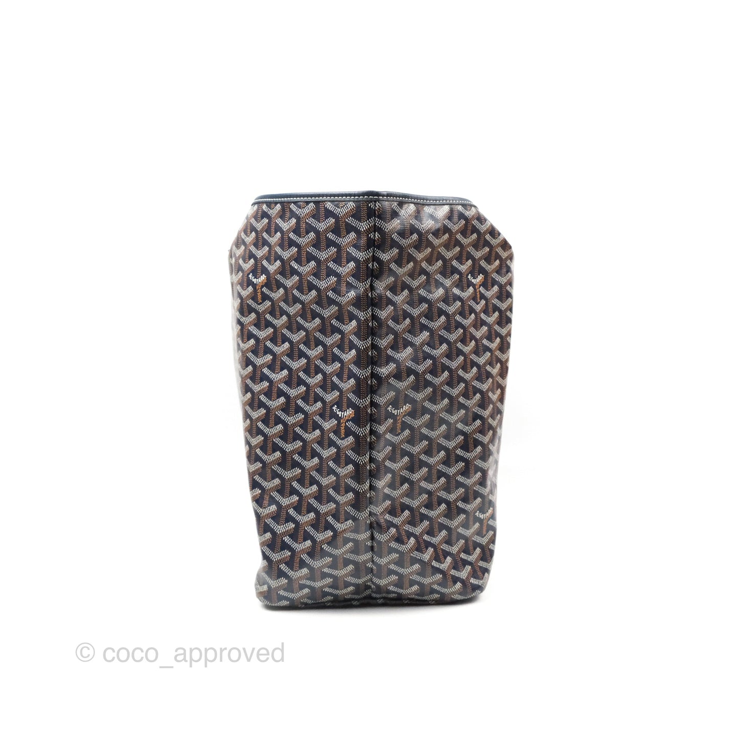 Goyard St. Louis Tote GM Navy/Tan