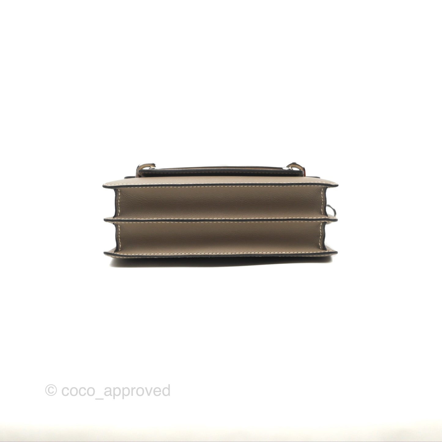 Hermès Roulis 23 Etoupe Evercolor Palladium Hardware