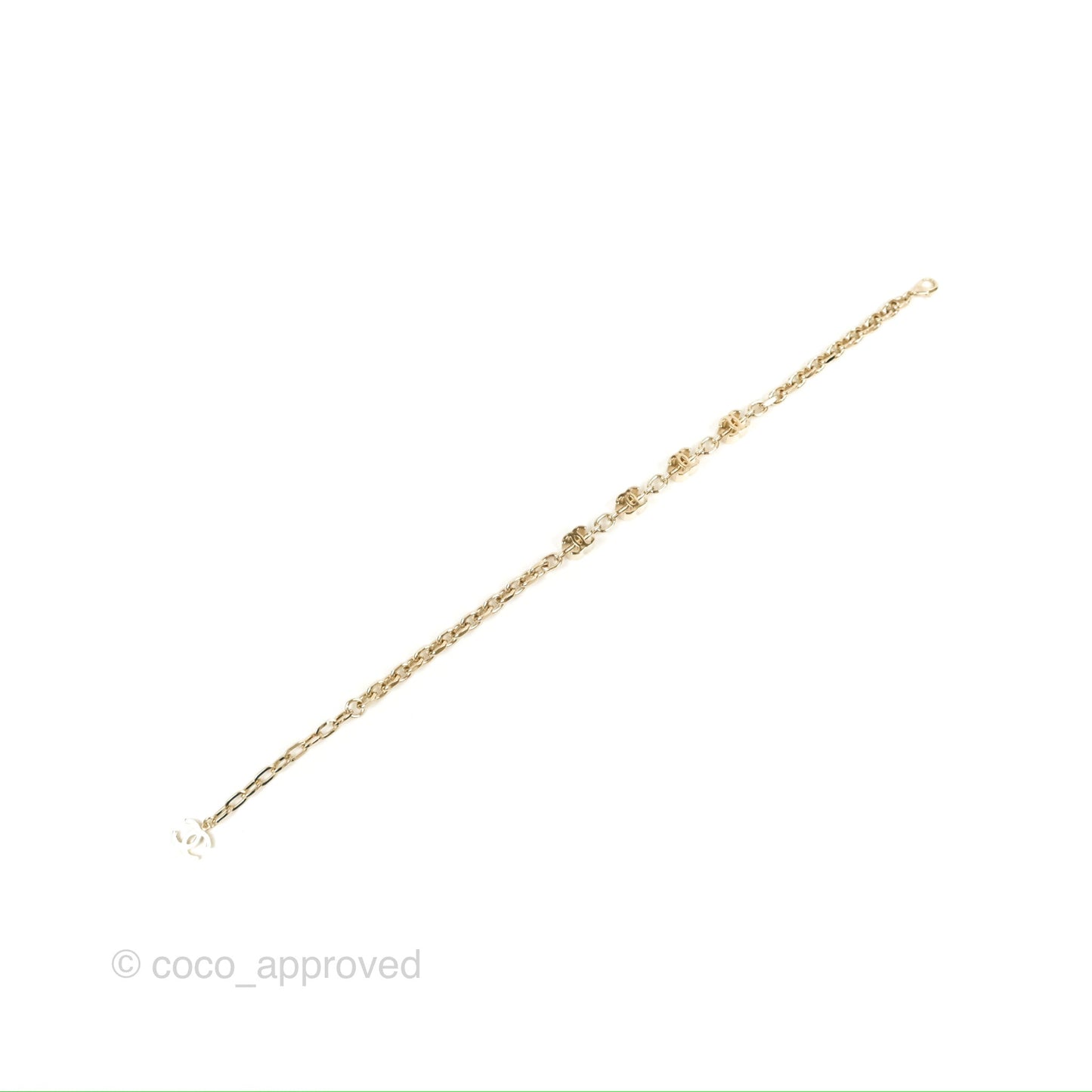 Chanel CC Chain Choker Gold Tone 22K