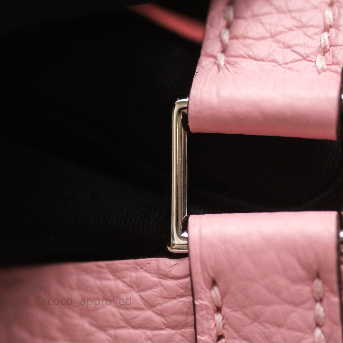 Hermès Picotin 18 Rose Sakura Clemence Palladium Hardware