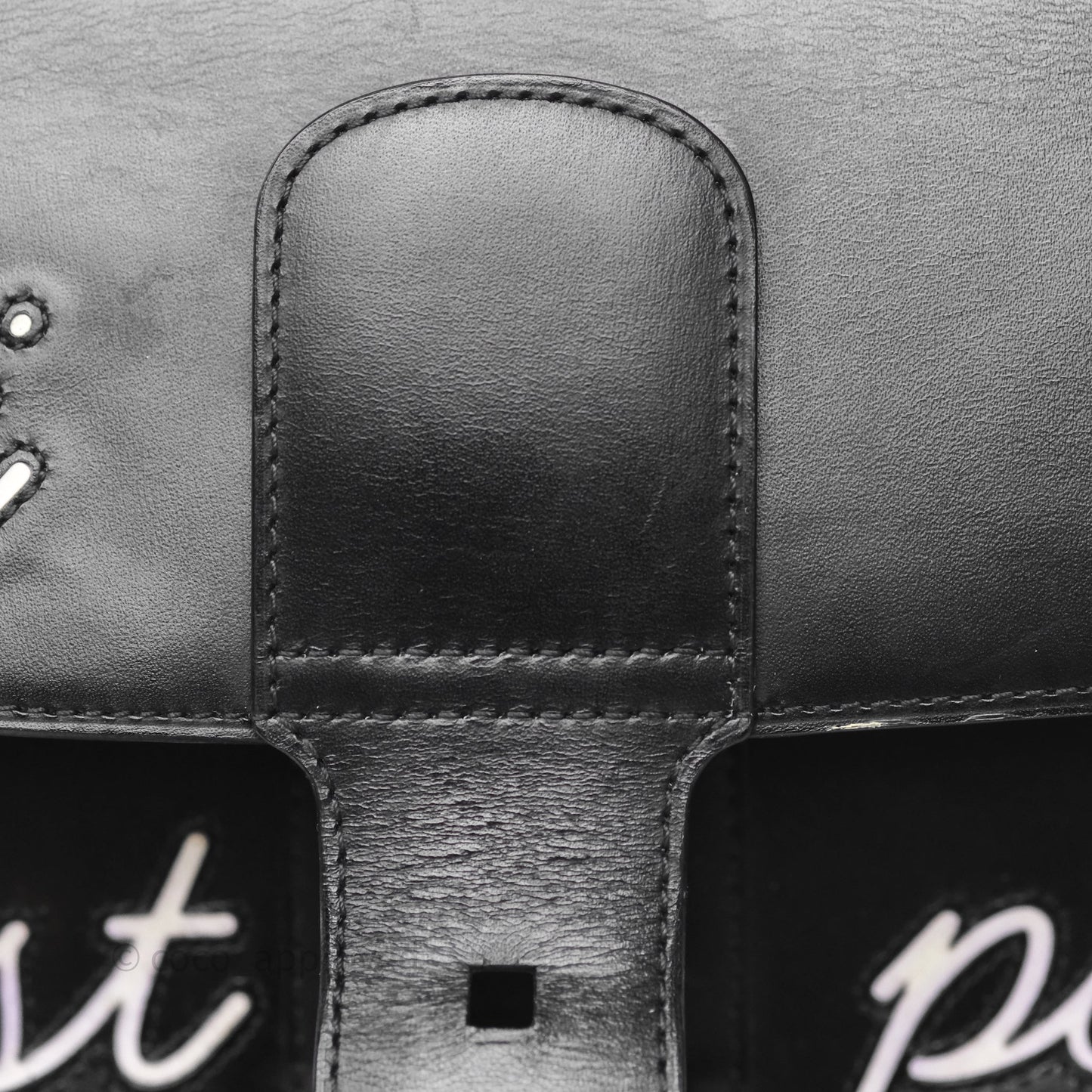 Delvaux Brillant L'Humour MM Black Calfskin