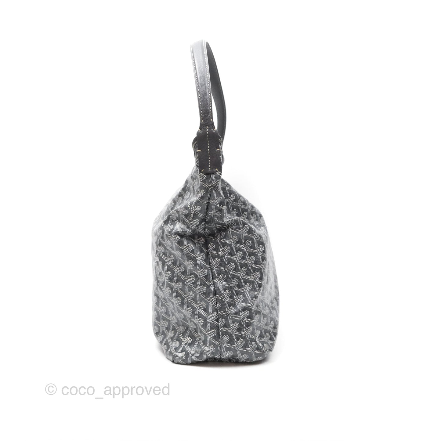 Goyard Bohème Hobo Bag Grey Goyardine Canvas