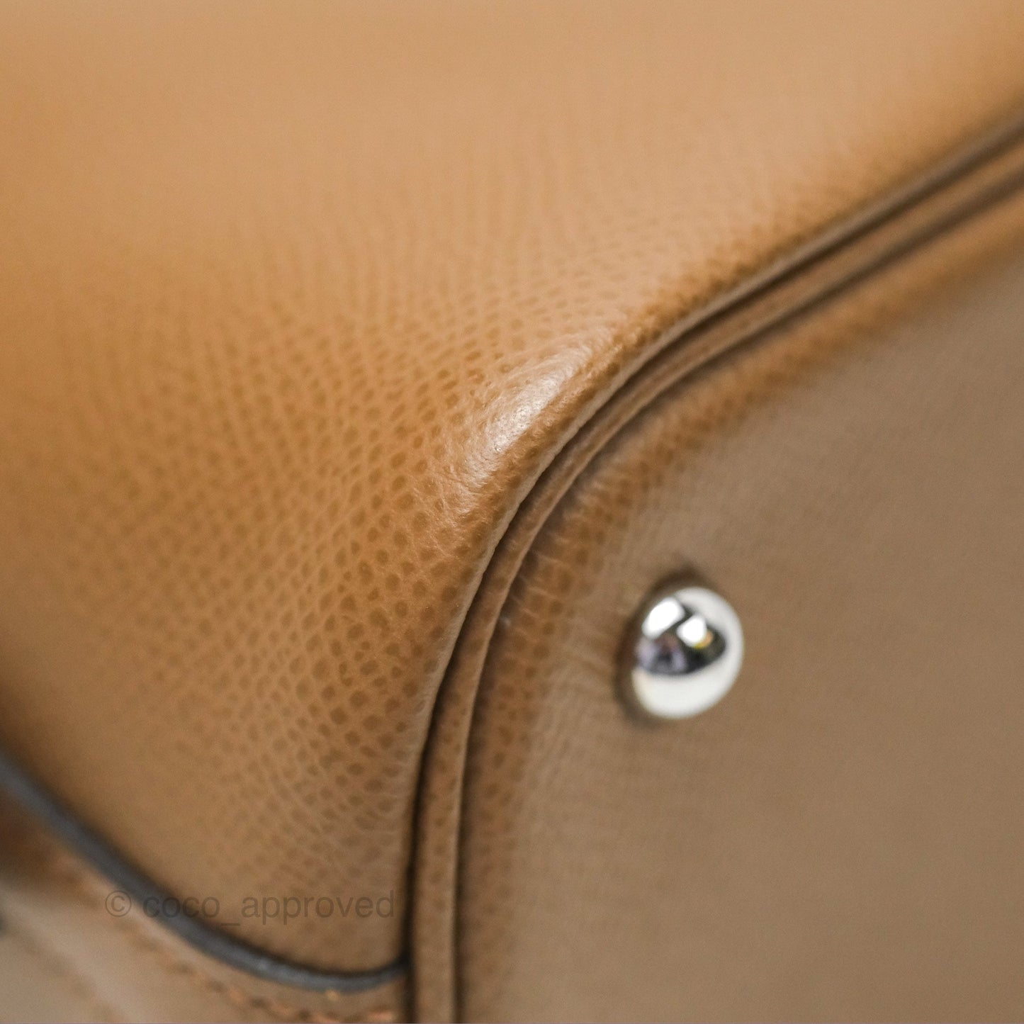 Hermès Bolide 1923 25 Alezan Epsom Palladium Hardware