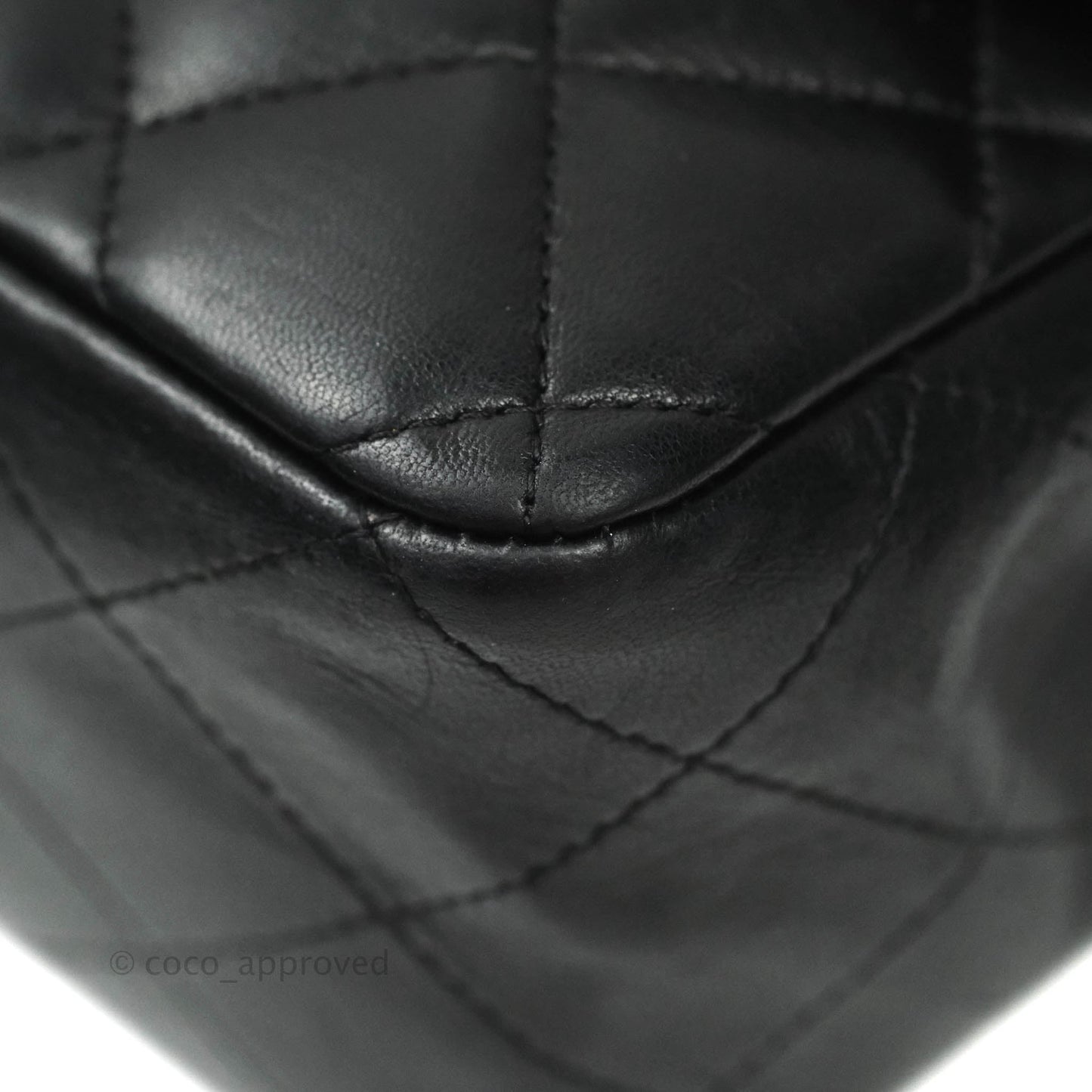 Chanel Jumbo Single Flap Black Lambskin 24K Gold Hardware⁣⁣