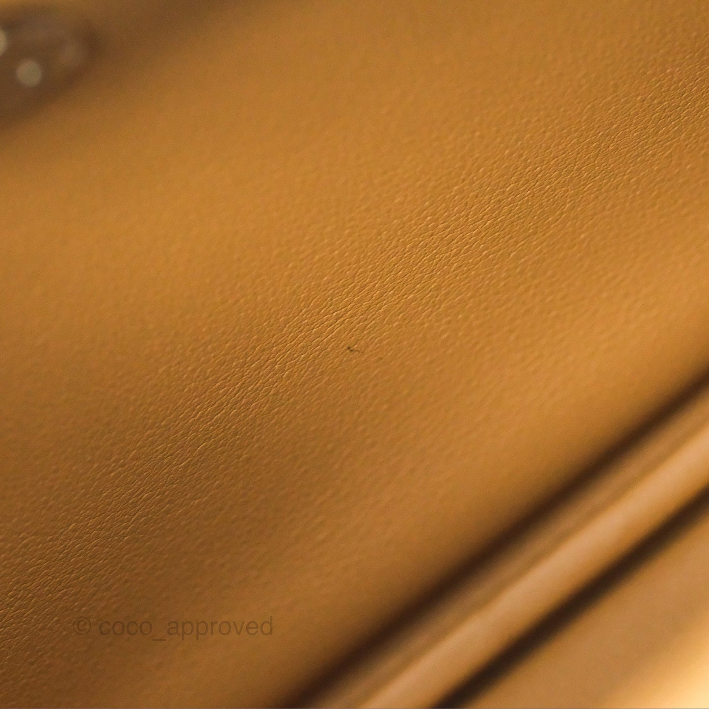 Hermès Mini Lindy 20 Verso Swift Alezan 3G / Biscuit 48 Palladium Hardware