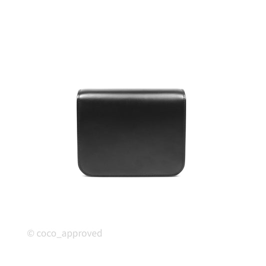 Celine Teen Classic Box Flap Black Calfskin