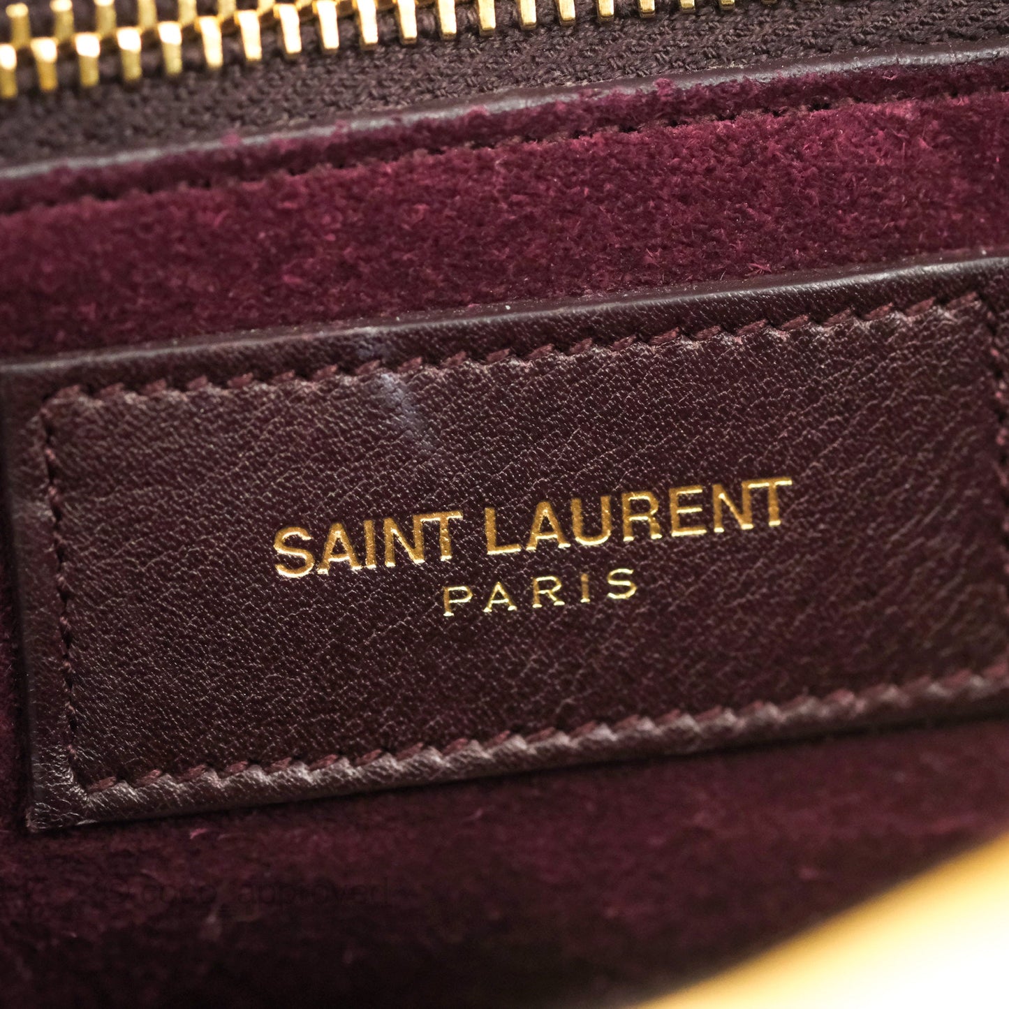 Saint Laurent Classic Sac De Jour Small Burgundy Smooth Calfskin Gold Hardware