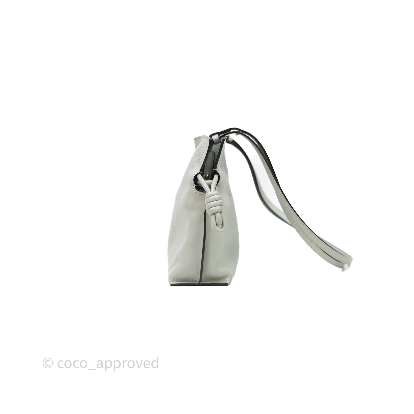 Loewe Flamenco Mini Clutch Bag Calfskin Green