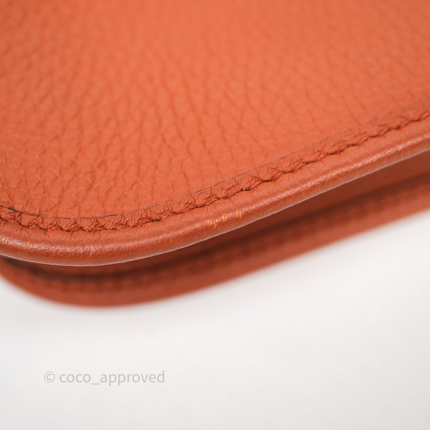 Hermès Mini Evelyne 16 Brick Clemence Gold Hardware