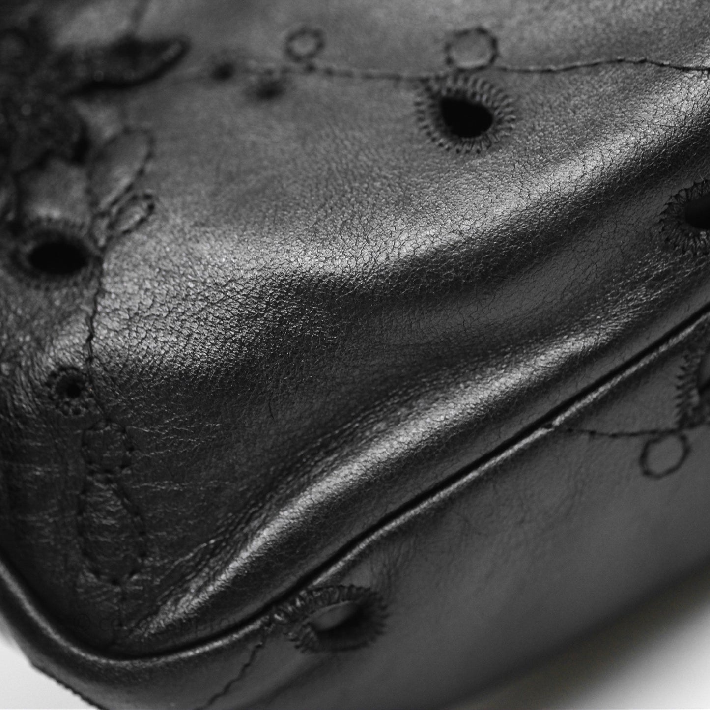 Chanel Embroidered Butterfly Flap Black Lambskin Ruthenium Hardware
