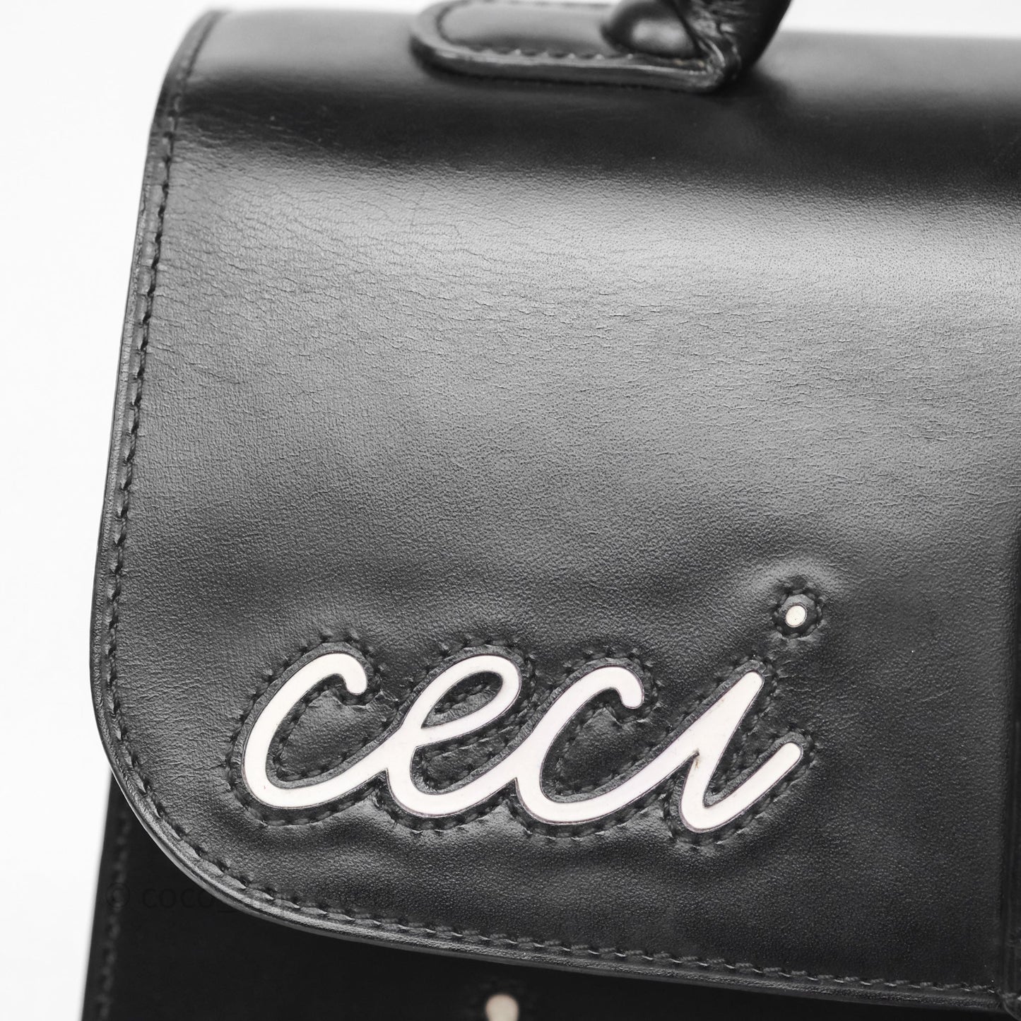 Delvaux Brillant L'Humour MM Black Calfskin
