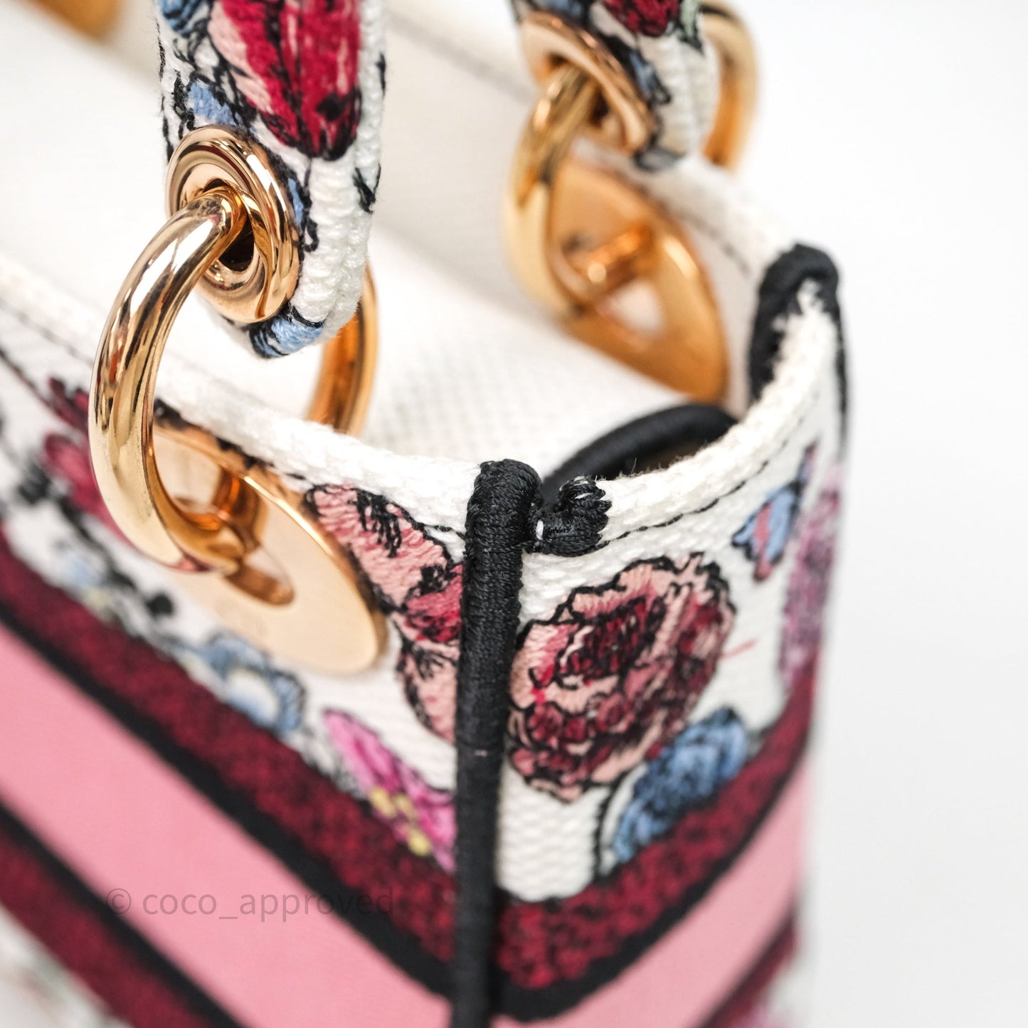Christian Dior Mini Lady D-Lite Bag Florilegio Embroidered