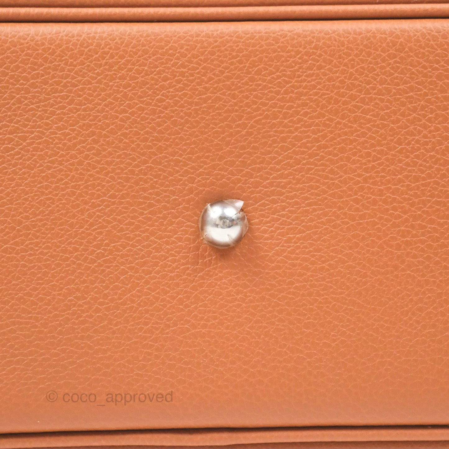Hermès Bolide 1923 25 Gold 37 Evercolor Palladium Hardware