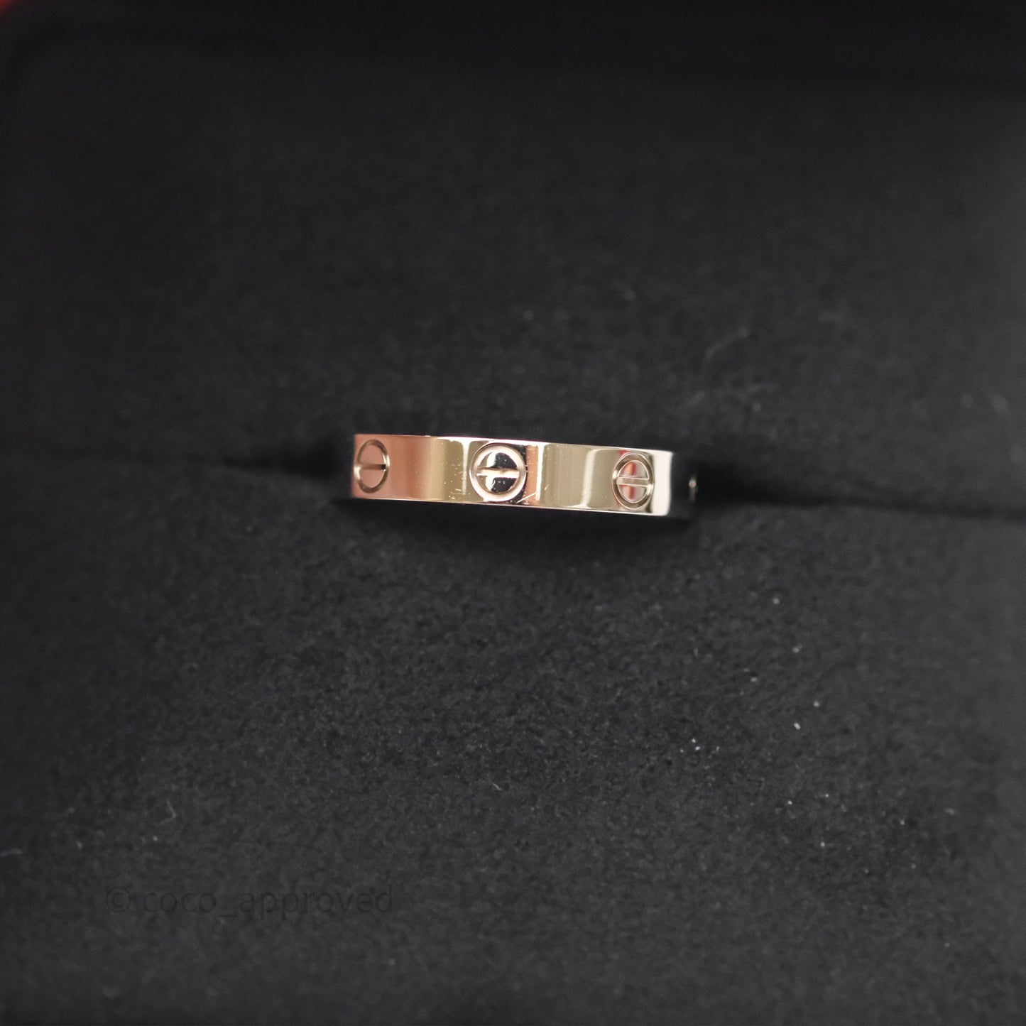 Cartier Love Band Ring Small Model White Gold