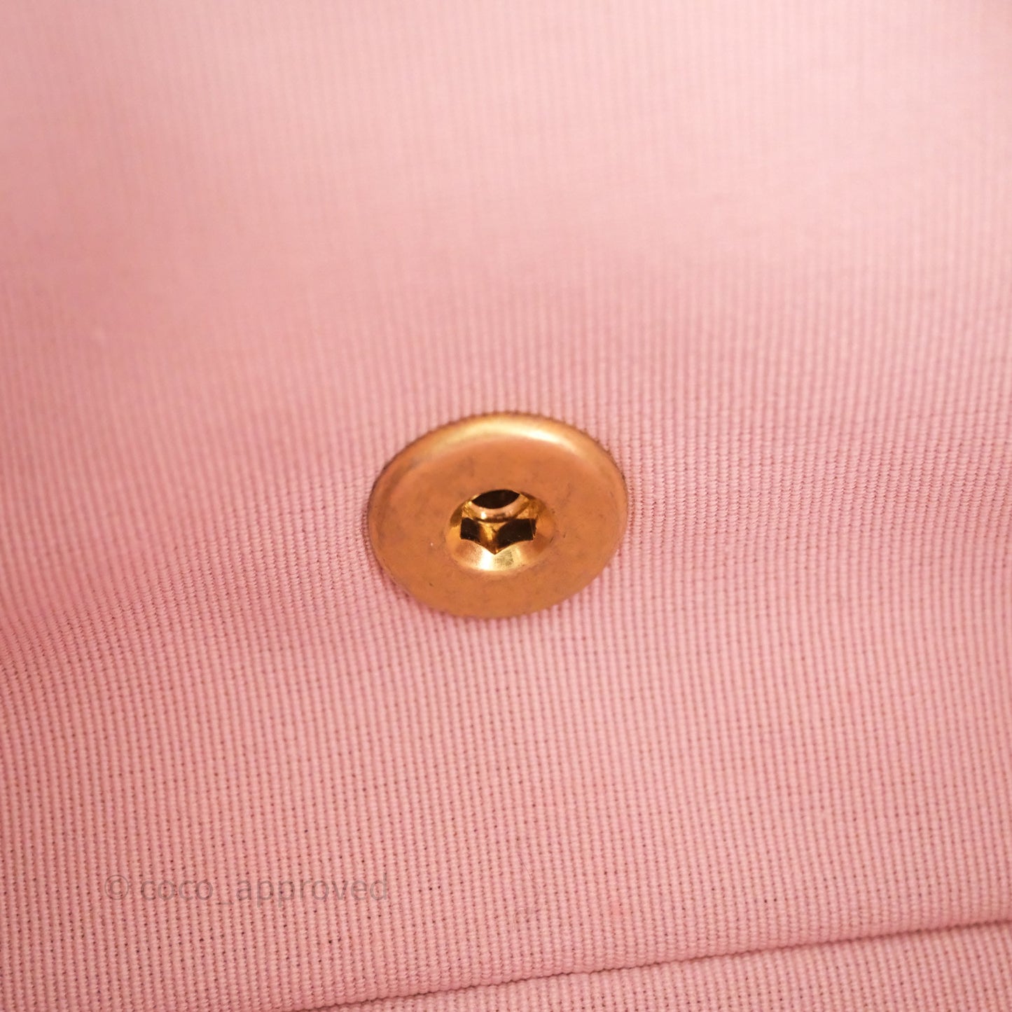 Chanel Chain Around Flap Bag Pink Caviar Aged Gold Hardware 22B