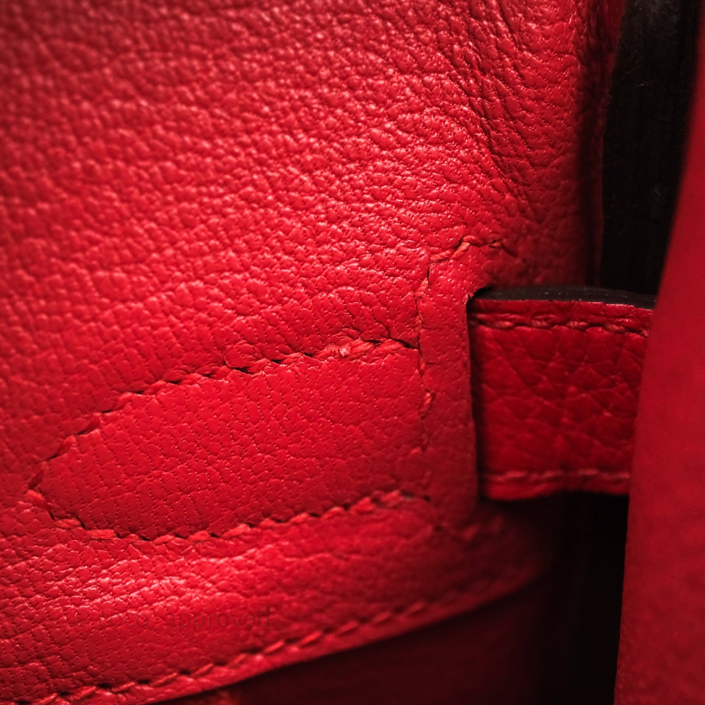 Hermes Birkin 30 Rouge Togo Gold Hardware