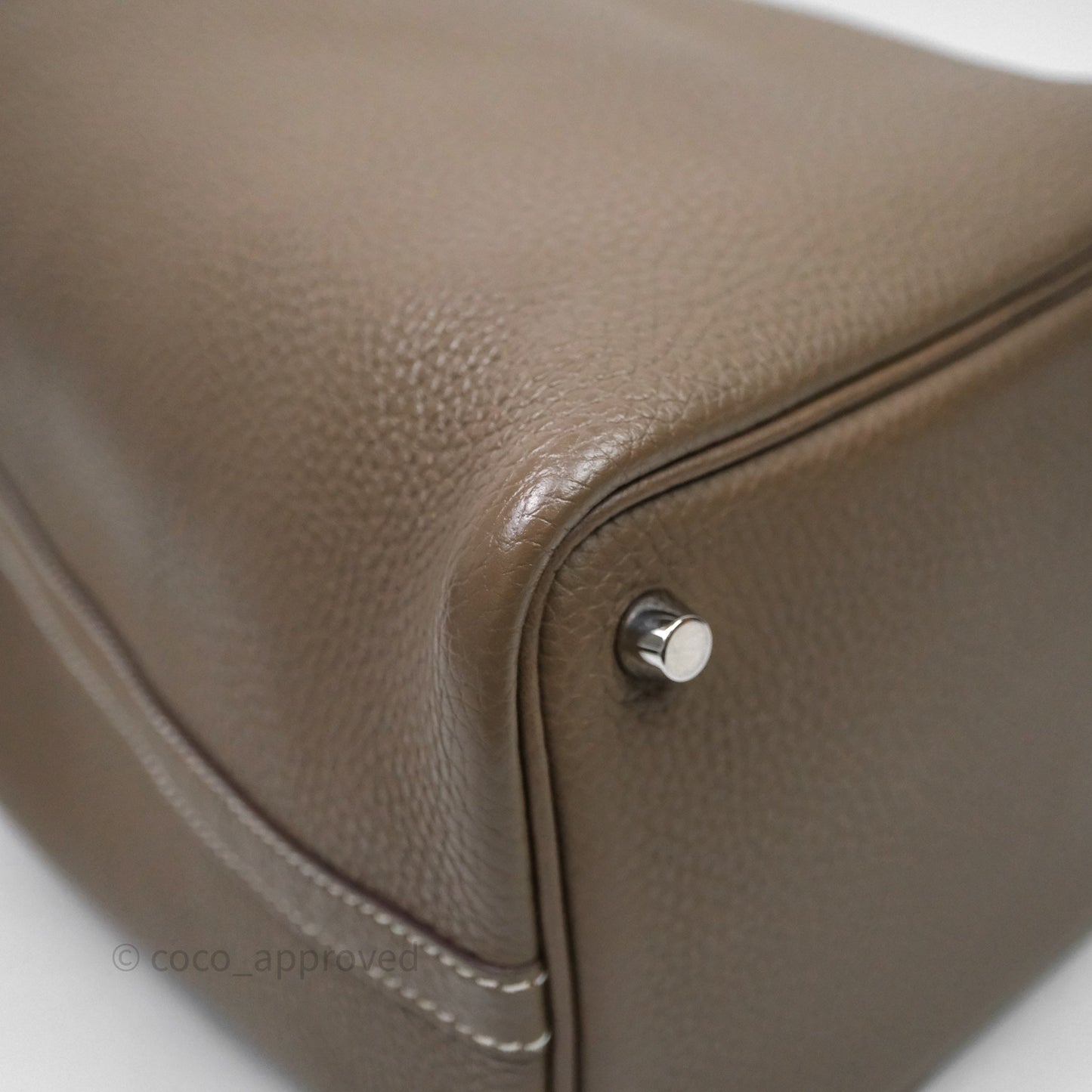 Hermès Picotin Lock 18 Etoupe Clemence Palladium Hardware