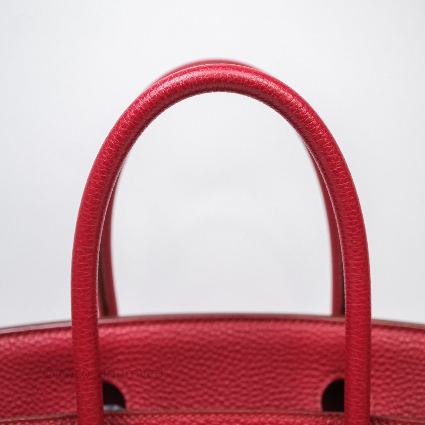 Hermès Birkin 30 Rouge Togo Palladium Hardware