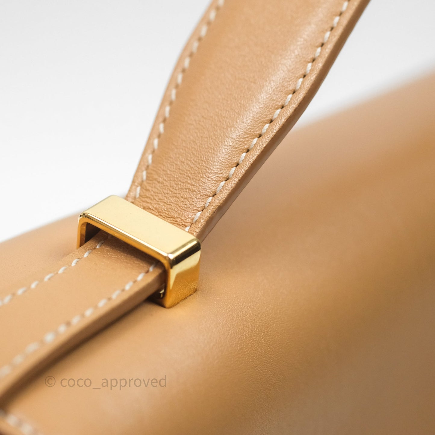 Loro Piana Extra Bag L27 Light Bamboo Calfskin Gold Hardware