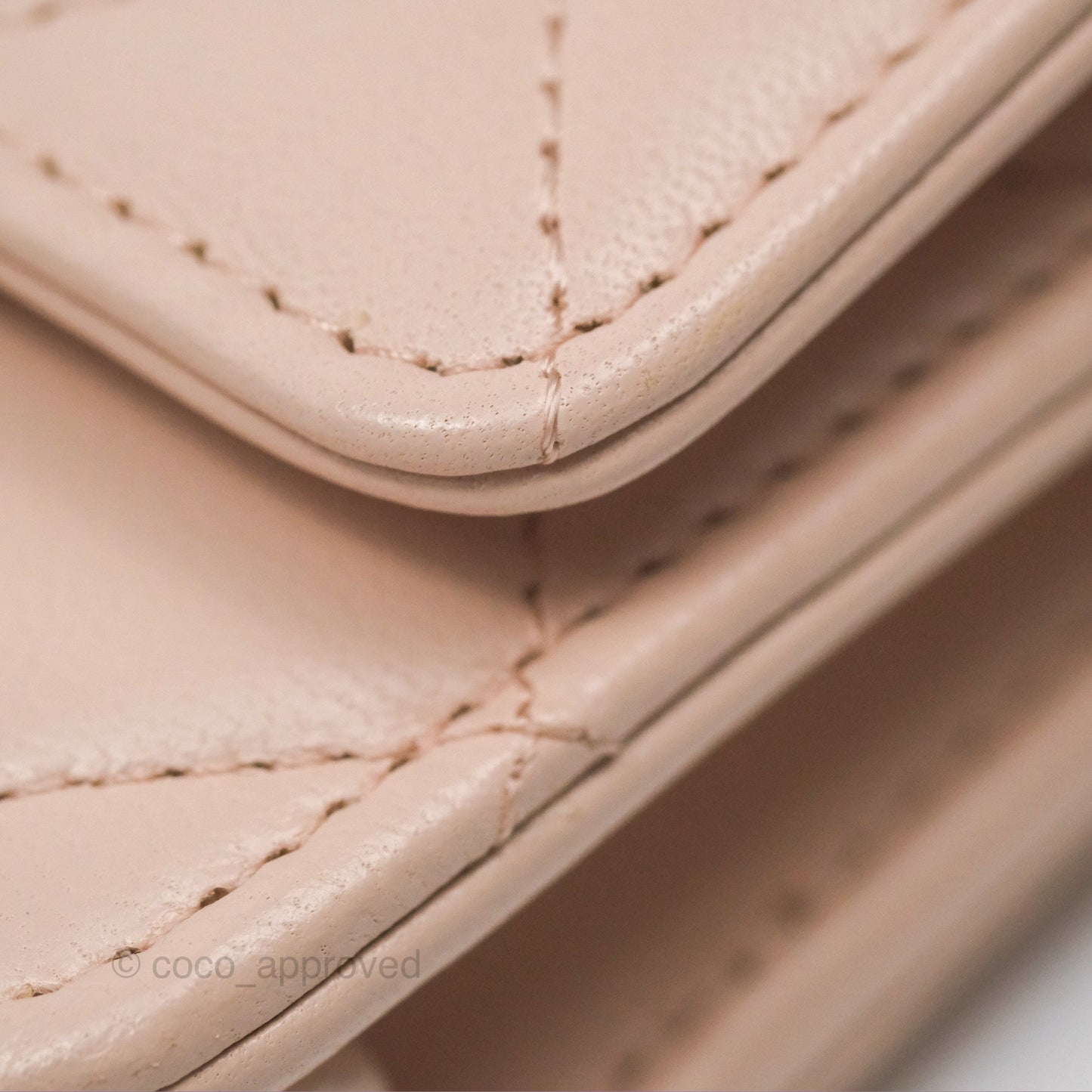 Chanel Trendy CC WOC Quilted Light Pink Lambskin Gold Hardware