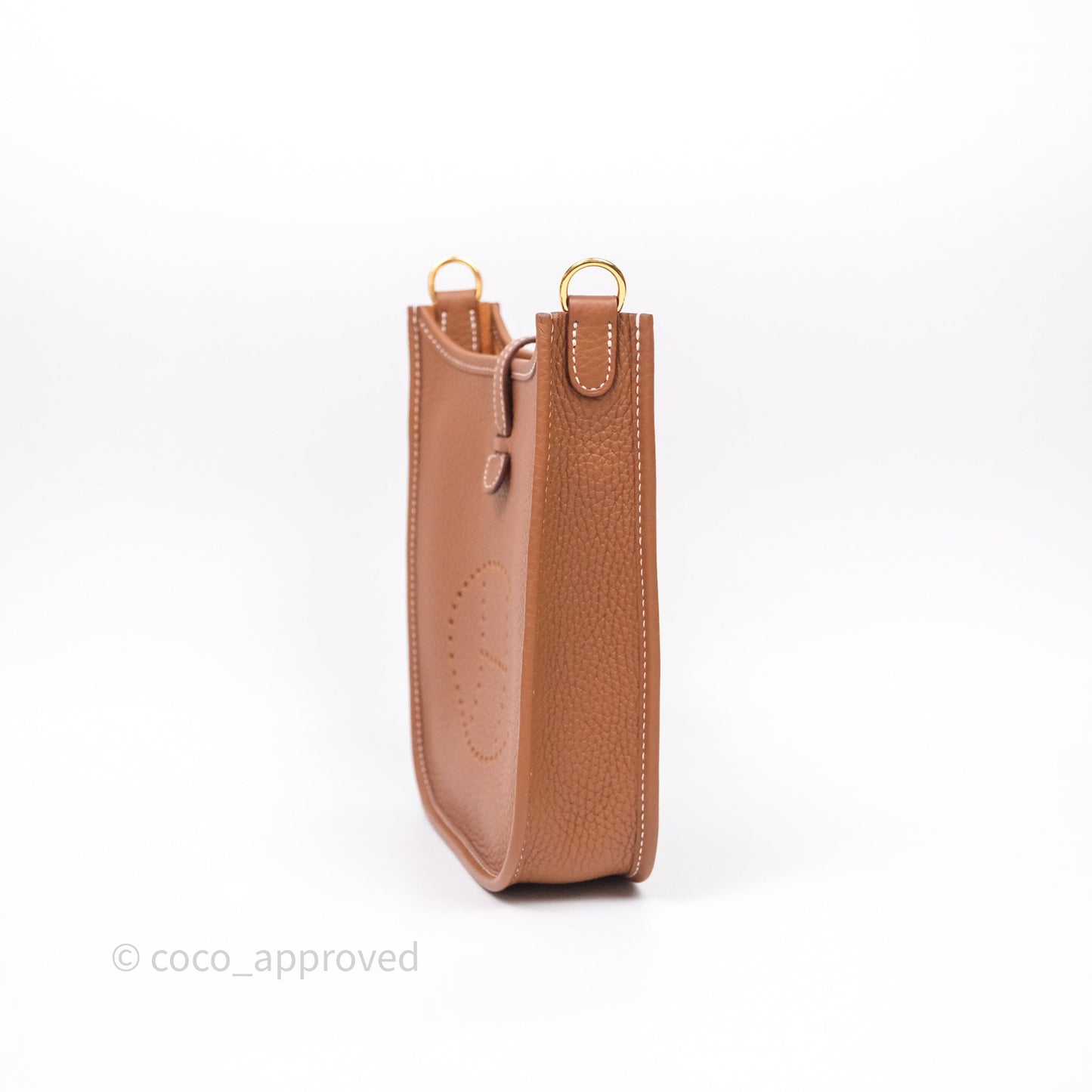 Hermès Mini Evelyne 16 Gold 37 Clemence Gold Hardware