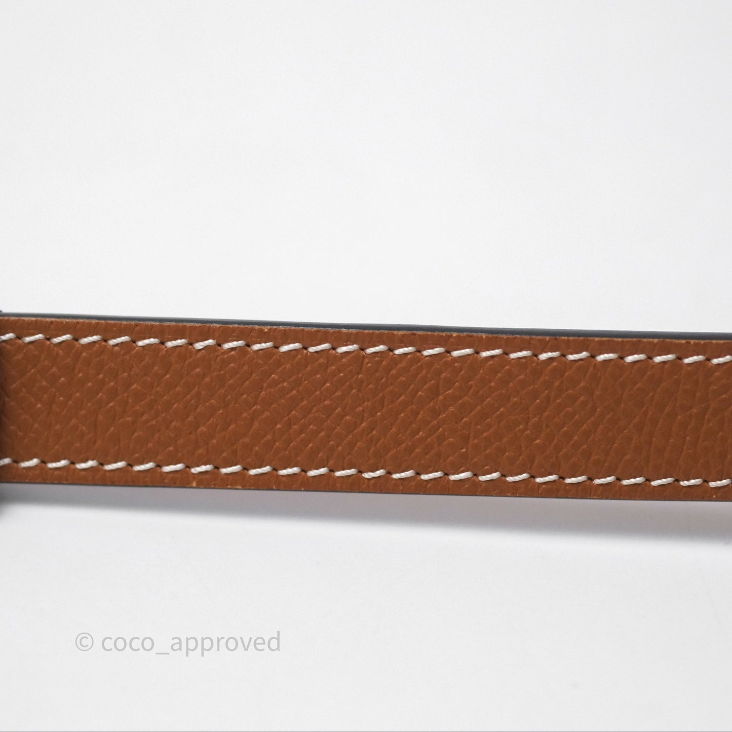 Hermès Kelly Buckle Belt Gold 37 Epsom Gold Hardware