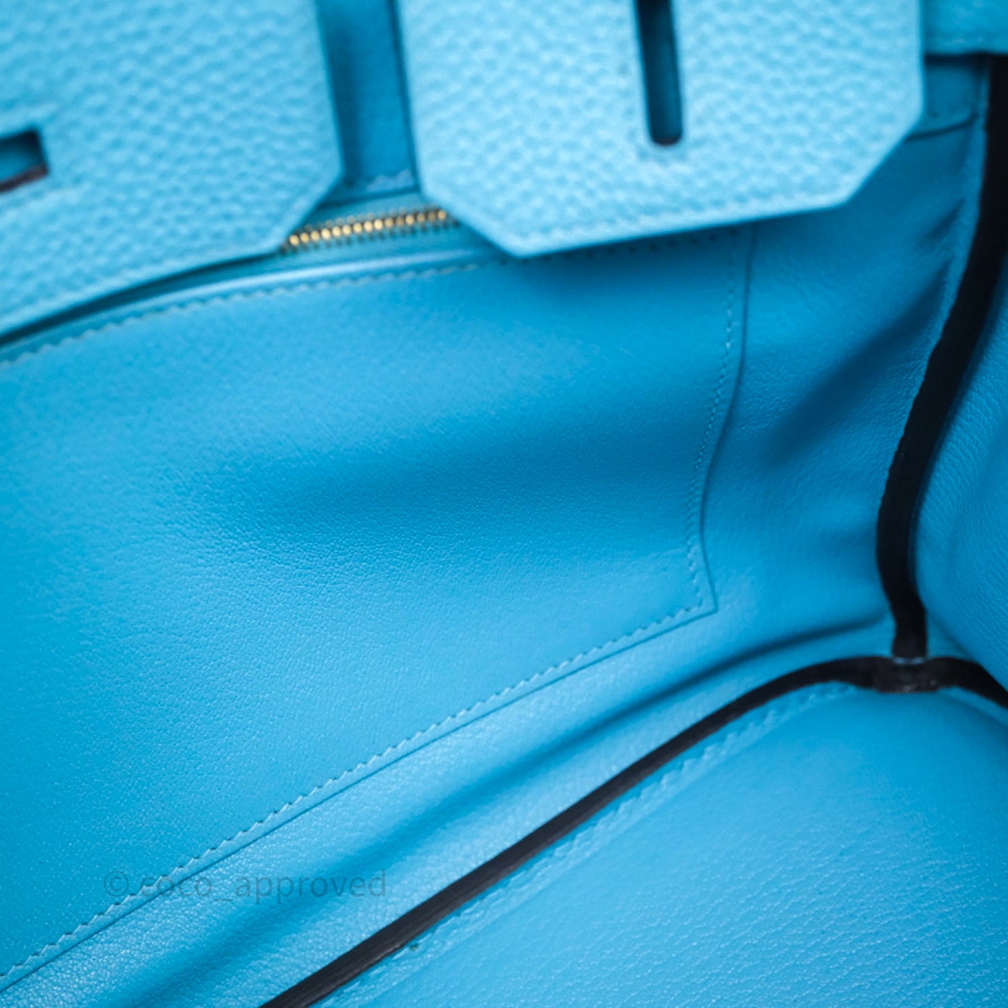 Hermès Birkin 30 Bleu De Nord P3 Togo Gold Hardware