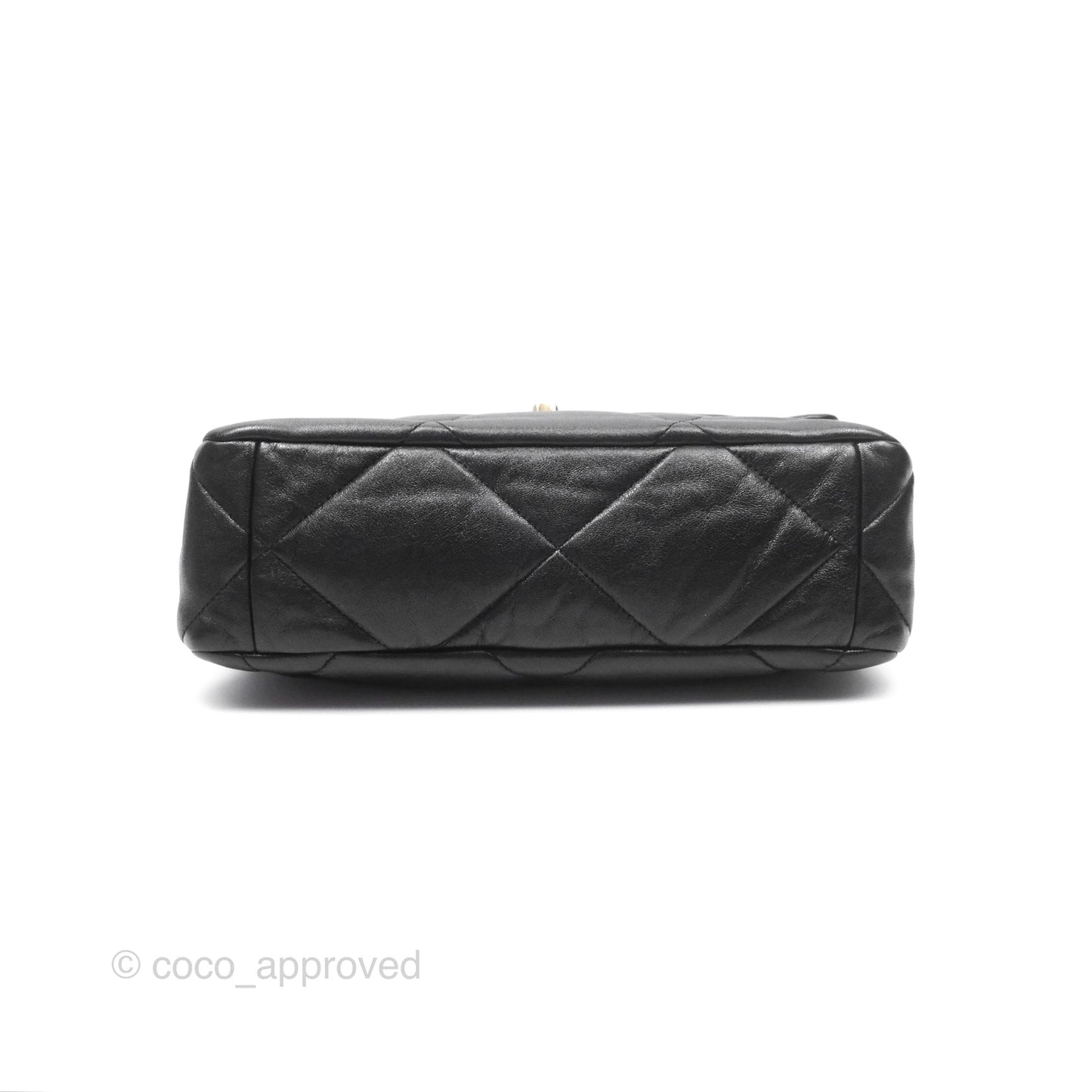 Chanel 19 Medium Black Goatskin Mixed Hardware