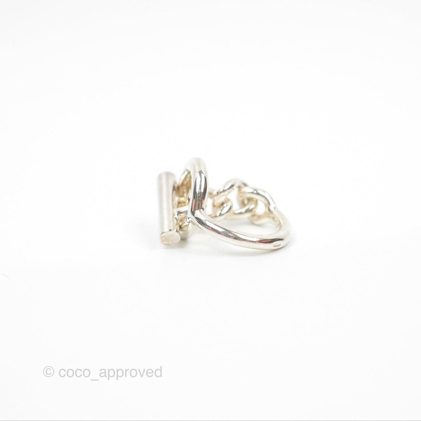 Hermès Echappee Ring GM Sterling Silver