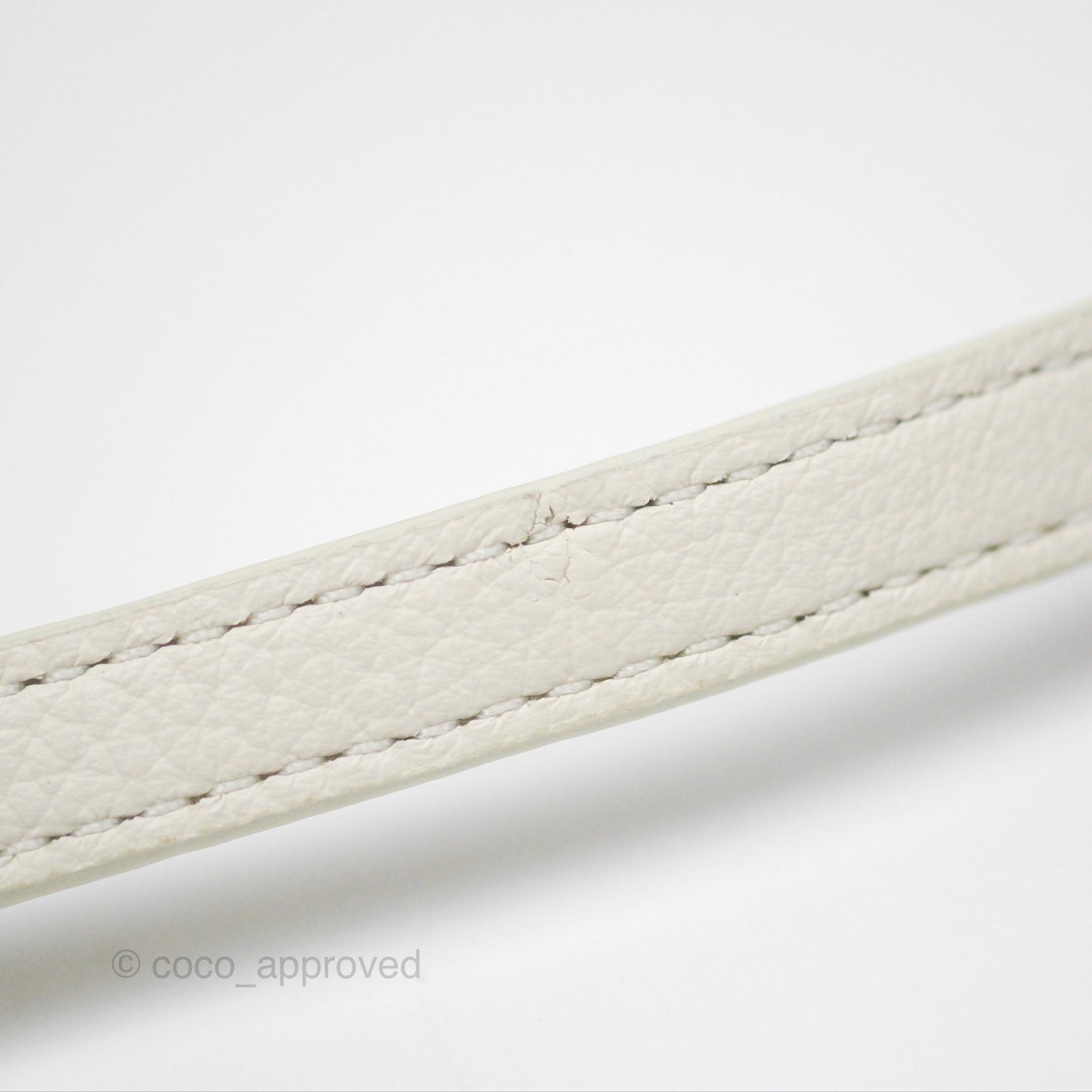 Loro Piana Extra Pocket L19 White Grained Calfskin