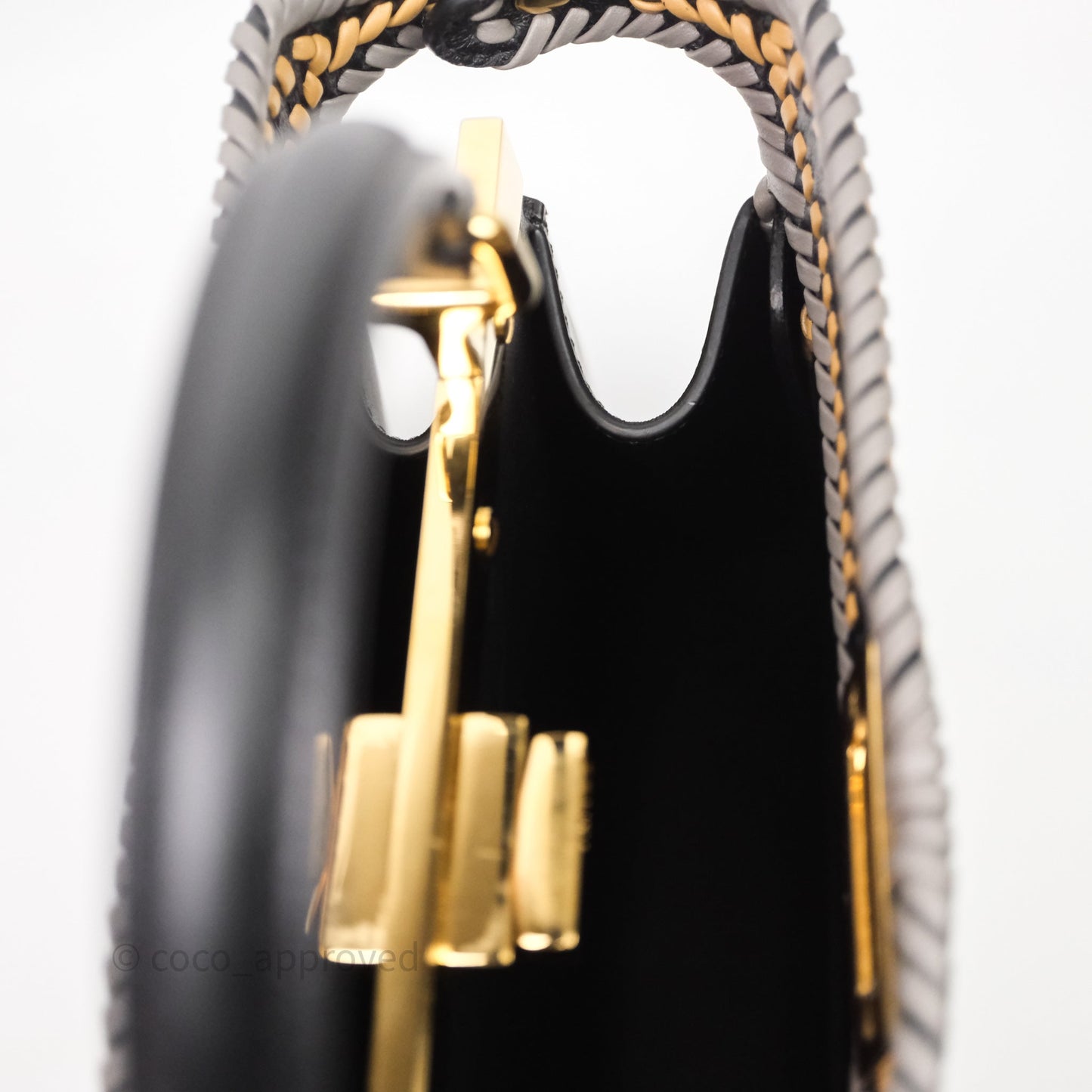 Fendi Small Peekaboo Iseeu Black/ Grey