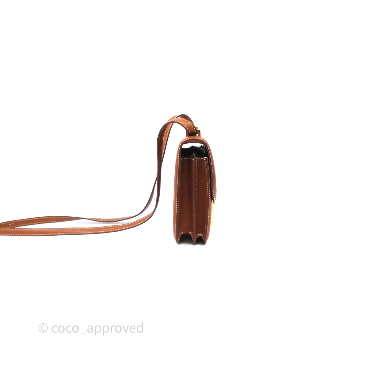 Hermès Constance Mini Smooth Barenia Leather Gold Hardware