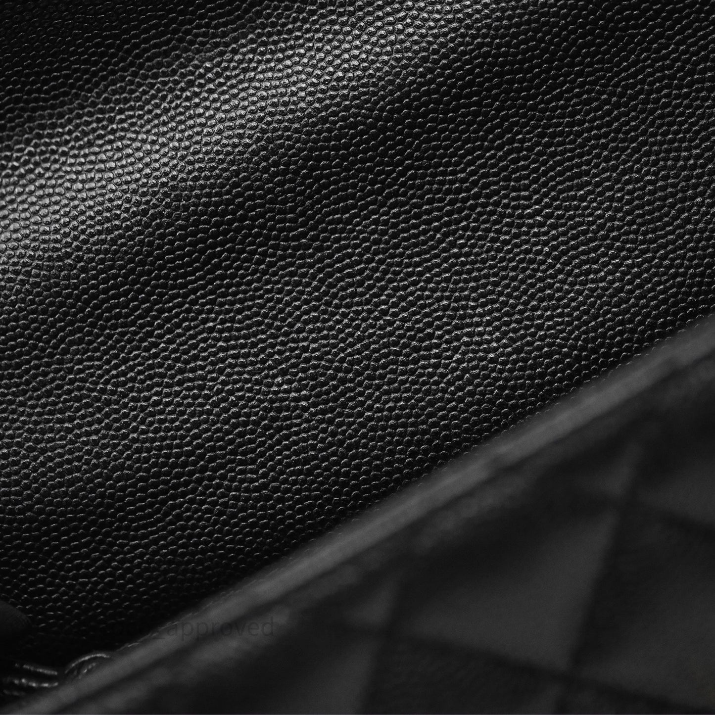 Chanel Small Coco Handle Quilted Black Caviar Gold Hardware