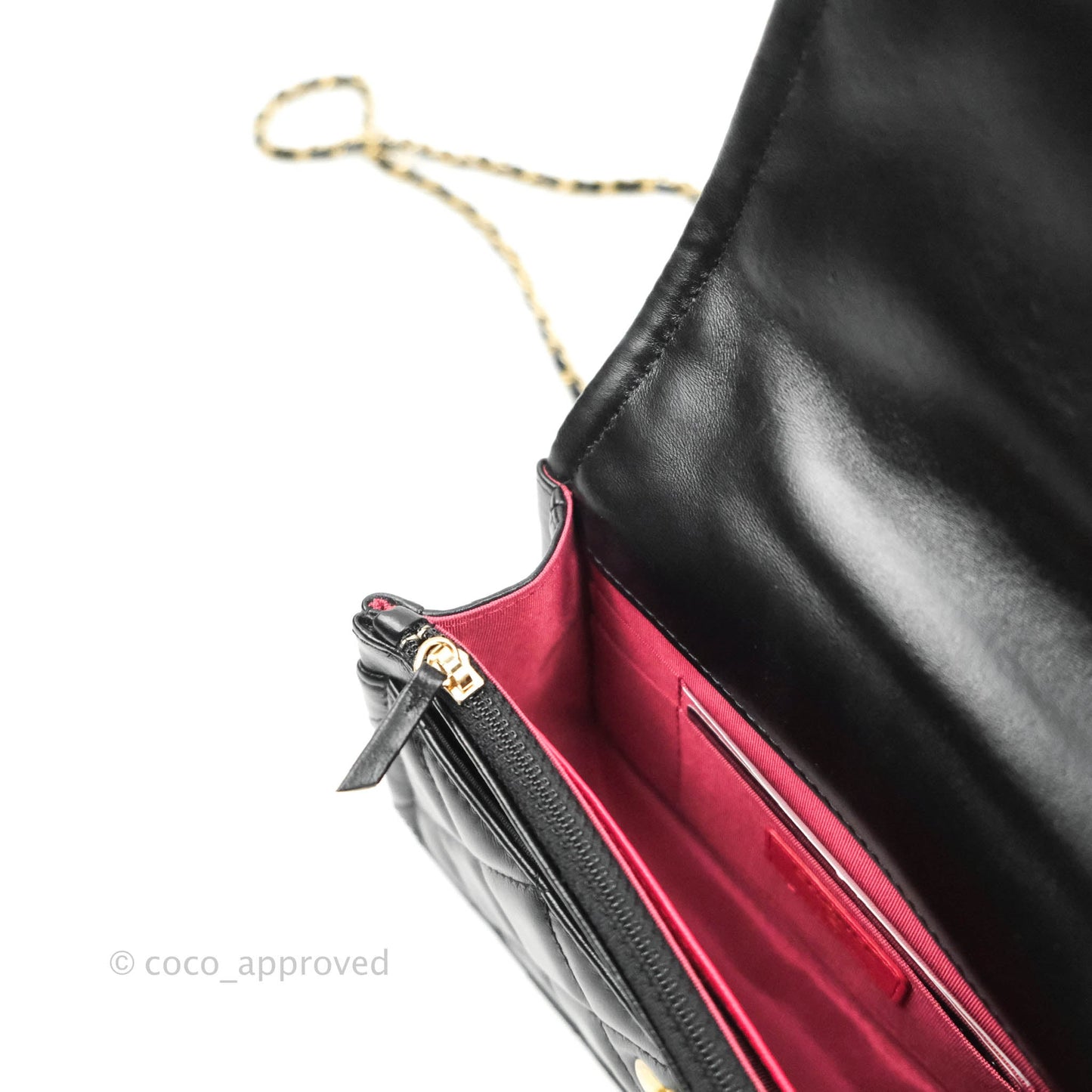 Chanel Clutch With Chain (O-purse-vanity With Chain) Black