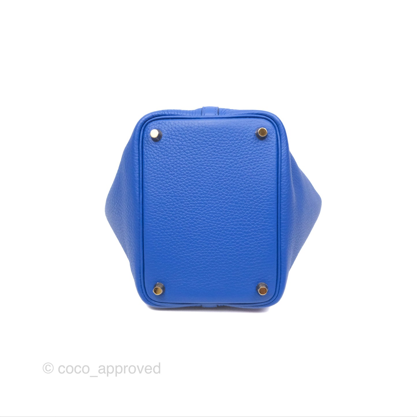 Hermès Picotin Lock 18 Bleu Royal Taurillon Clemence Gold Hardware