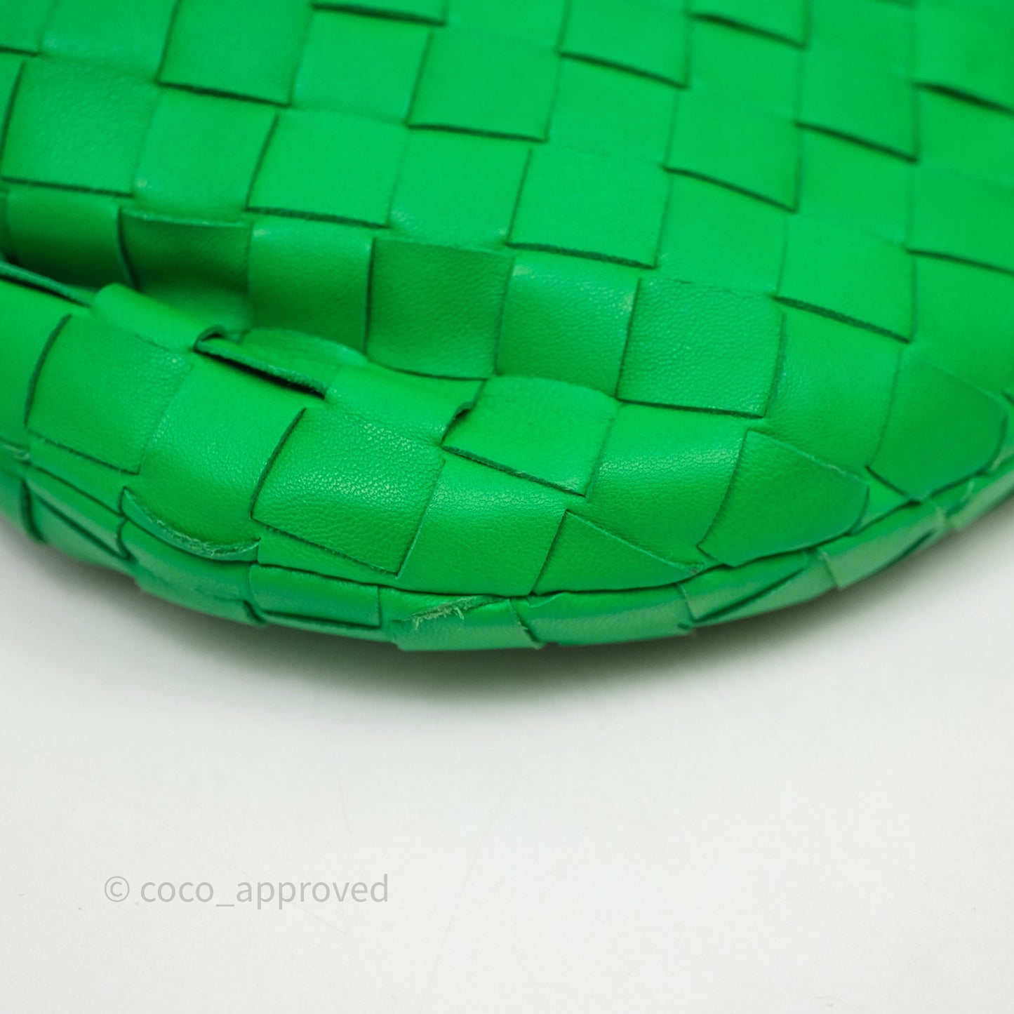 Bottega Veneta Mini Jodie Bag Green Intrecciato Lambskin