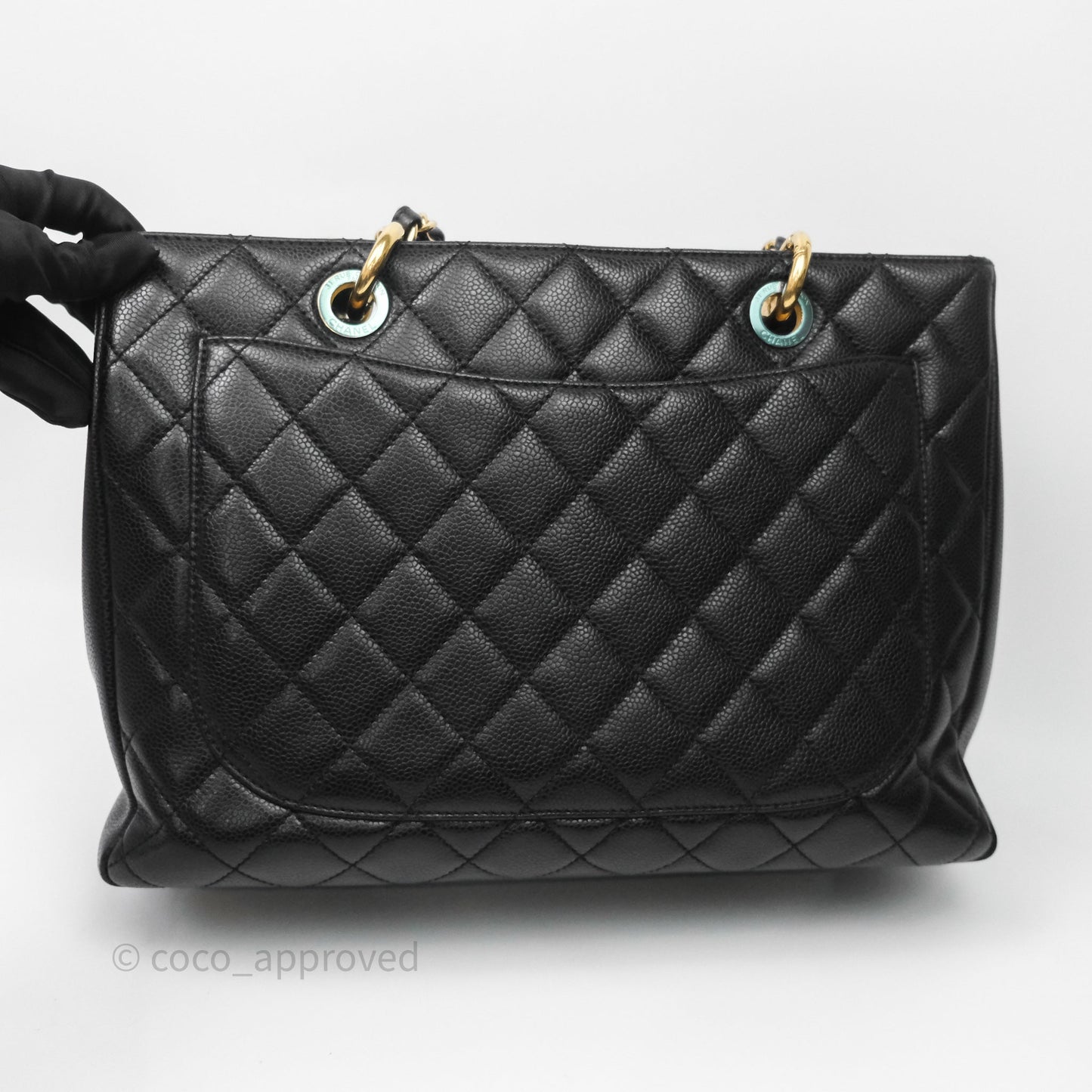Chanel GST Black Caviar Gold Hardware