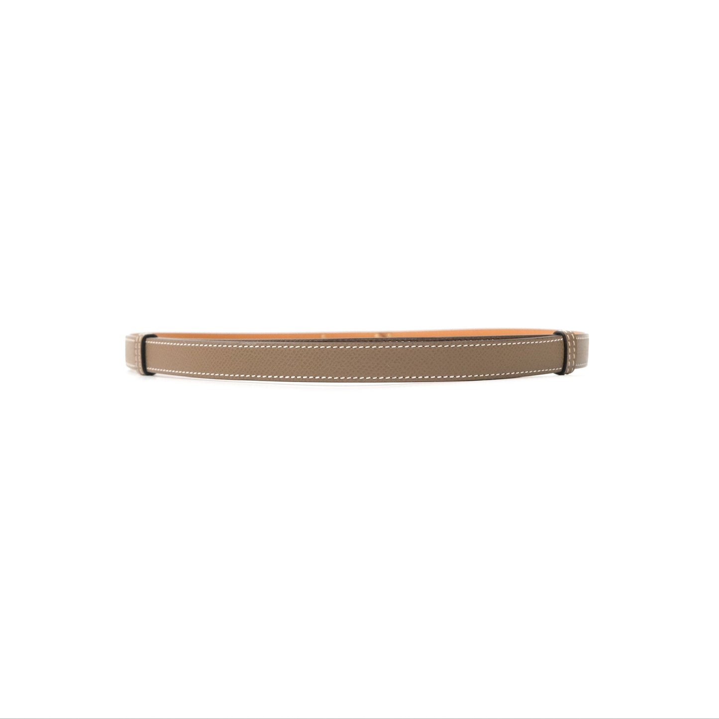 Hermès Epsom Kelly Buckle Belt Etoupe Gold Hardware