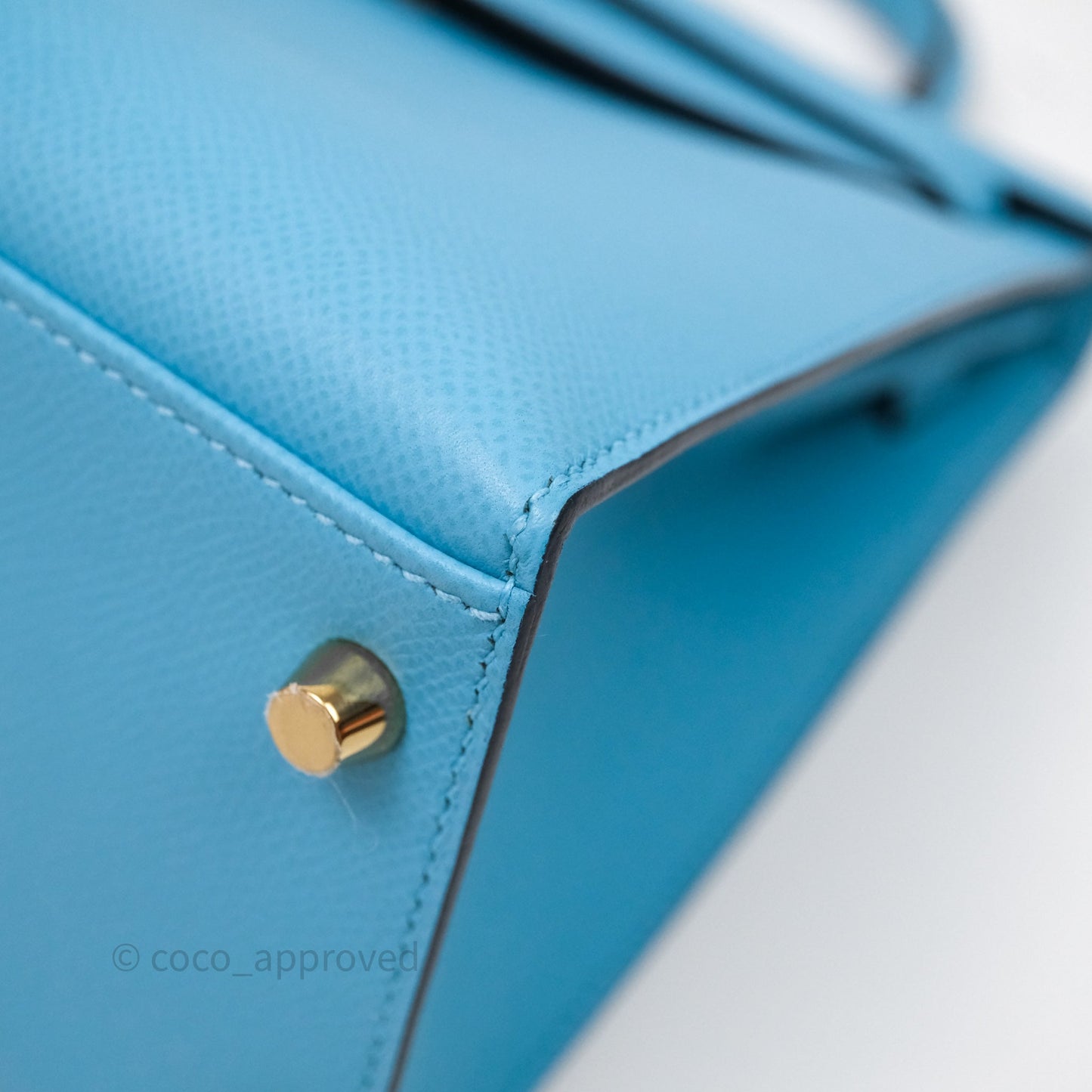 Hermès Kelly 28 Bleu du Nord P3 Epsom Gold Hardware
