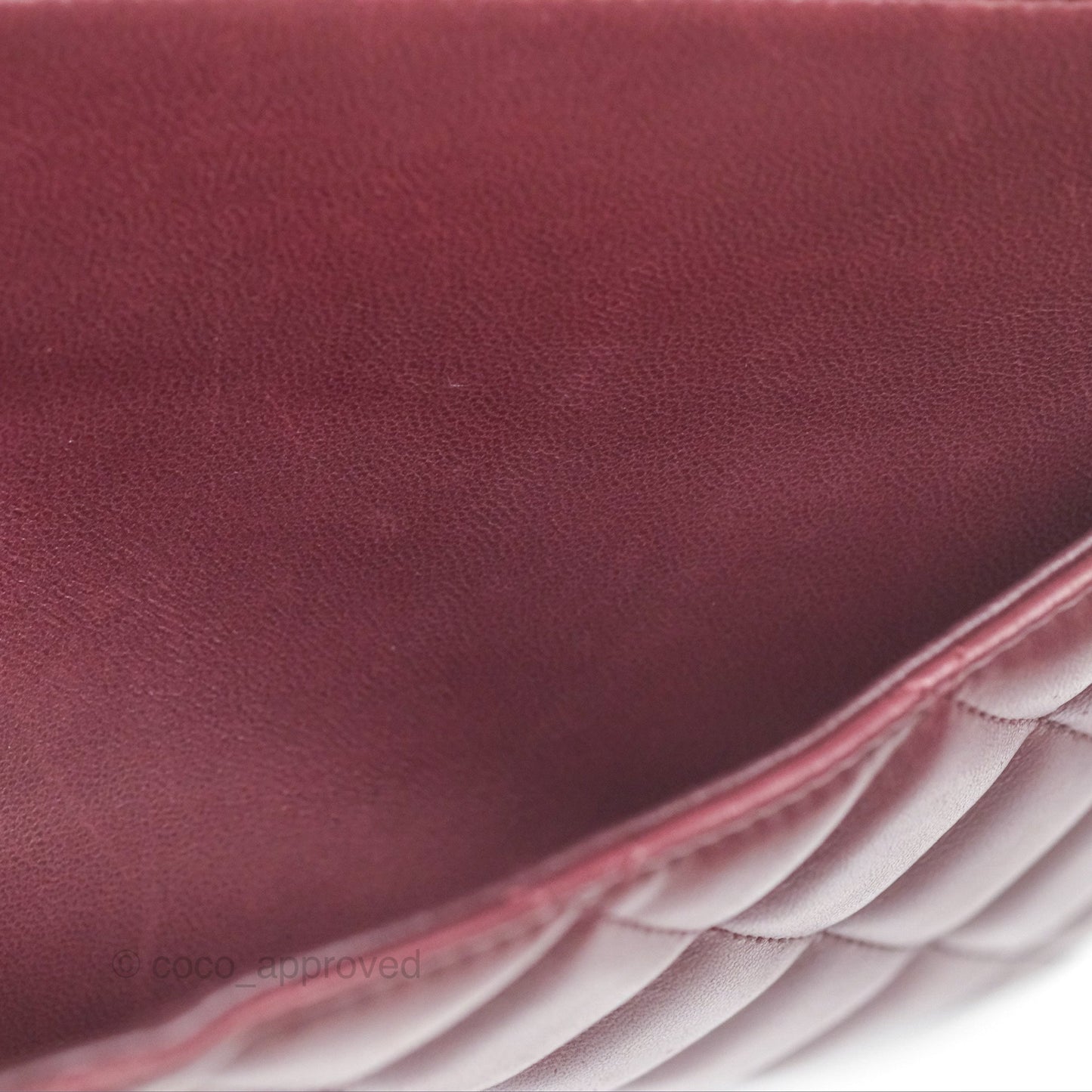 Chanel Jumbo Double Flap Burgundy Lambskin Gold Hardware
