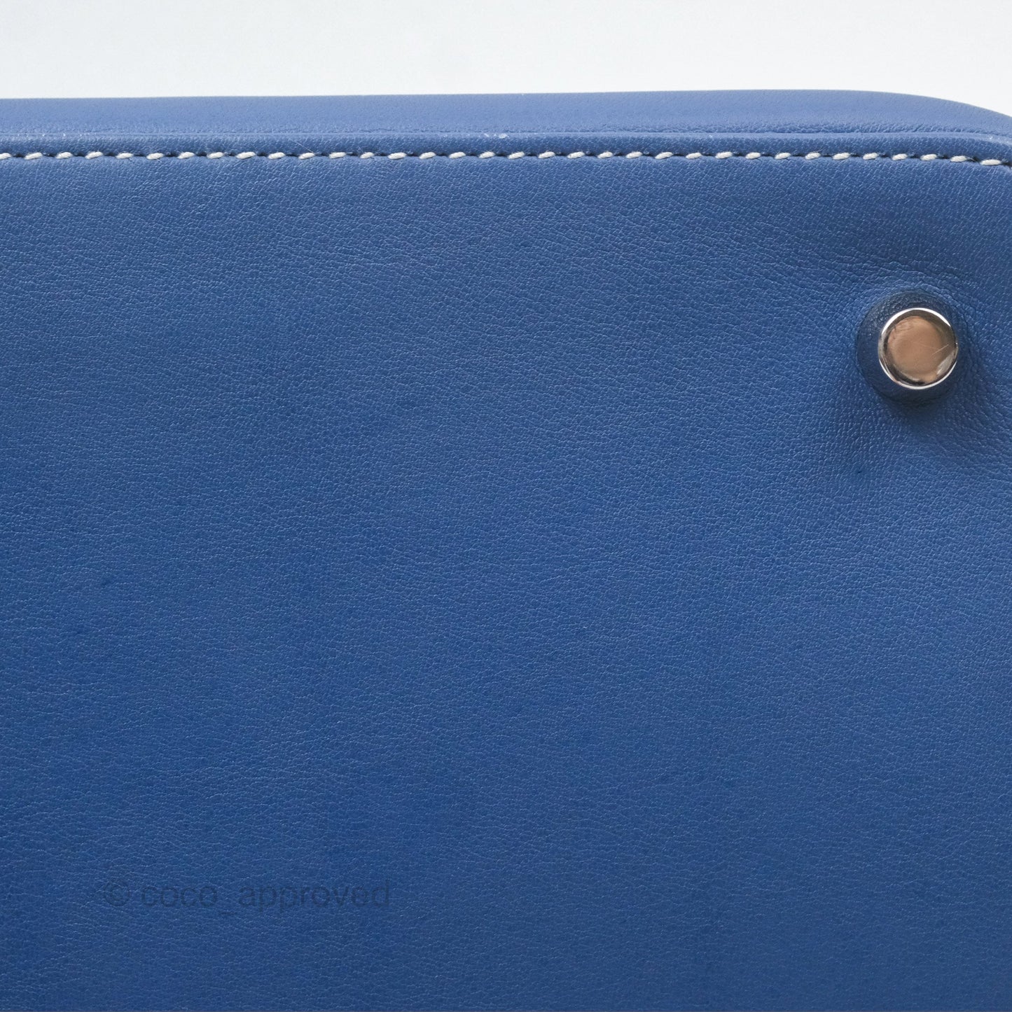 Hermès ToolBox 20 Bleu Agate R2 Swift Palladium Hardware