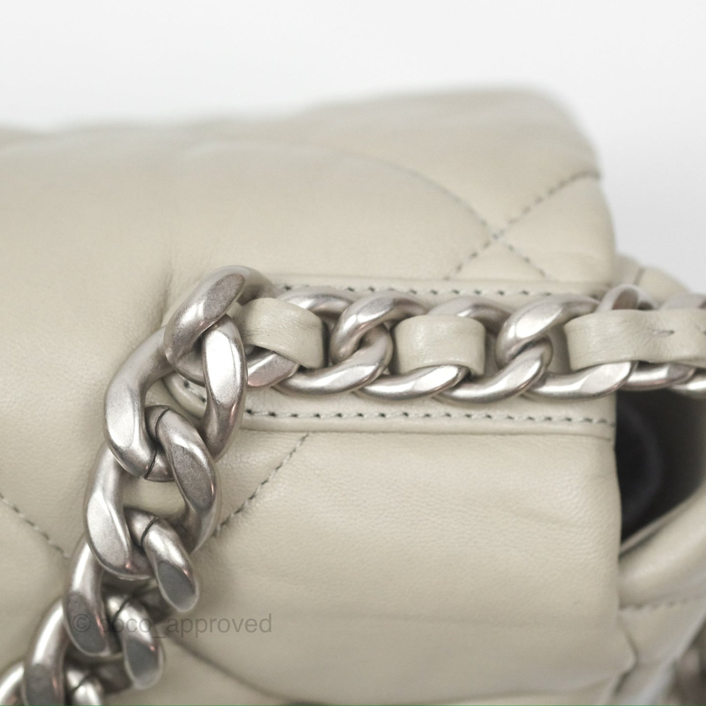 Chanel 19 Small Sage Green Mixed Hardware